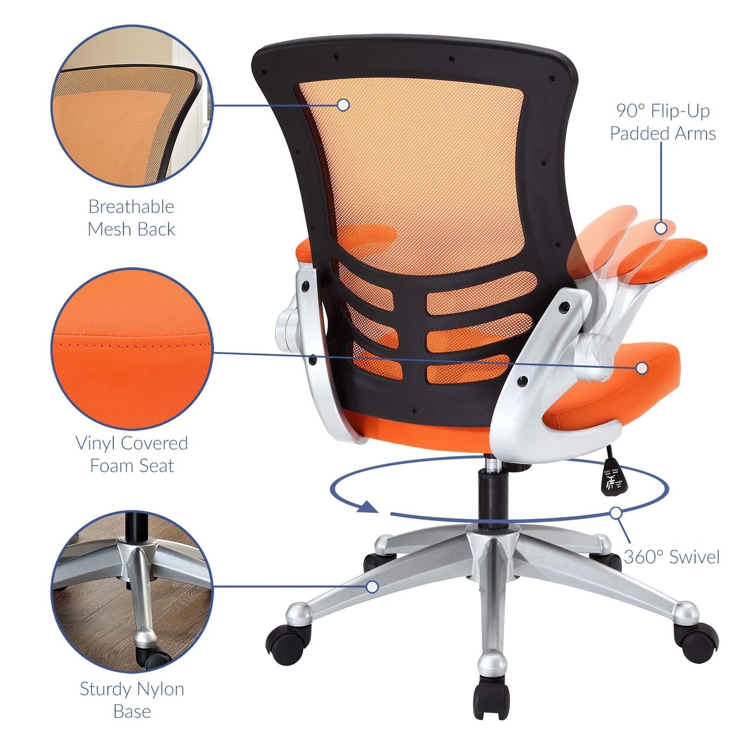 Attainment Office and Vinyl Drafting Chair Collection