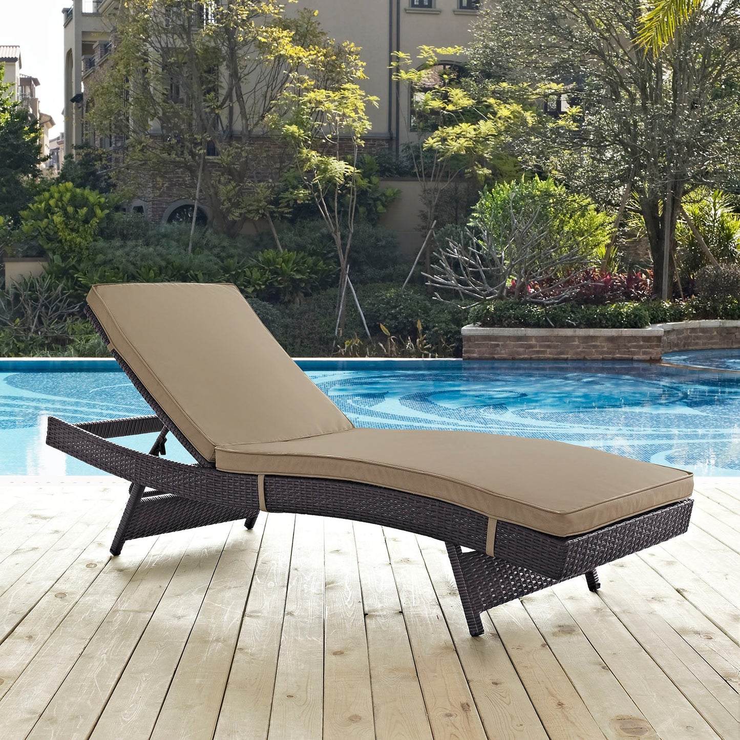 Convene Chaise Outdoor Patio Set and Double Chaise