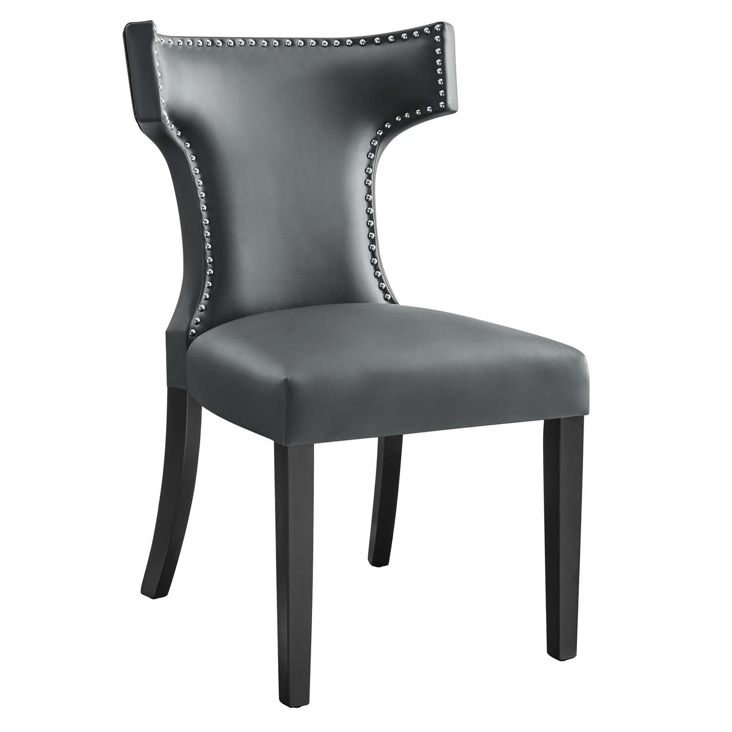 Curve Vegan Leather Dining Chair EEI-2220
