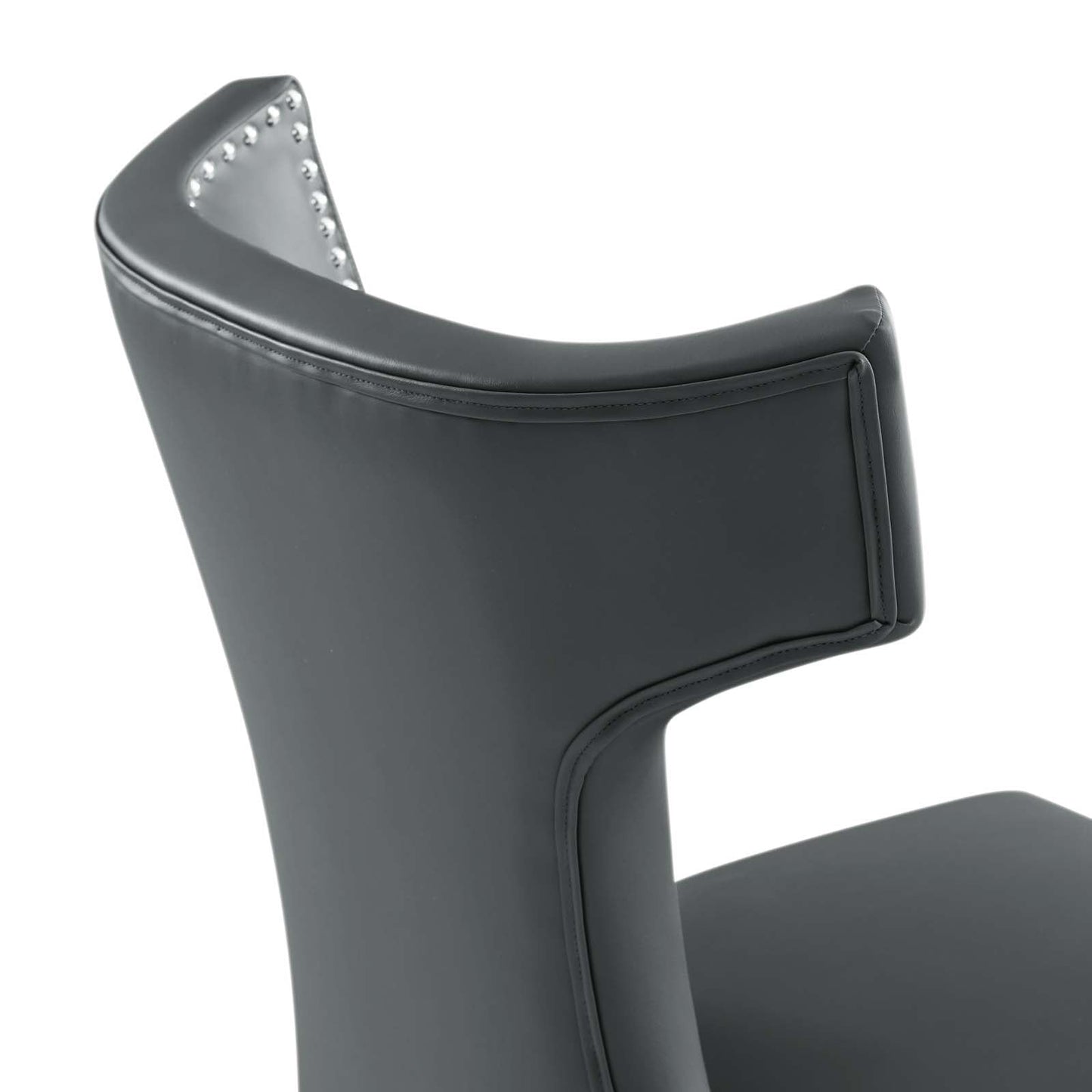 Curve Vegan Leather Dining Chair EEI-2220