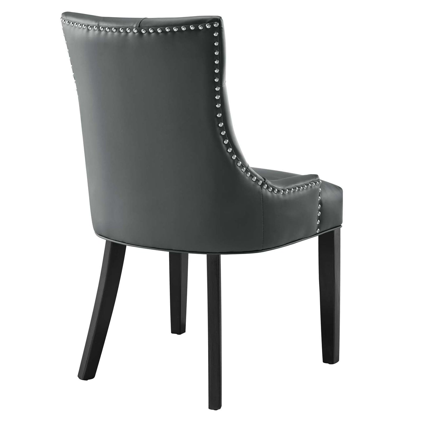 Regent Tufted Vegan Leather Dining Chair Set of 2
