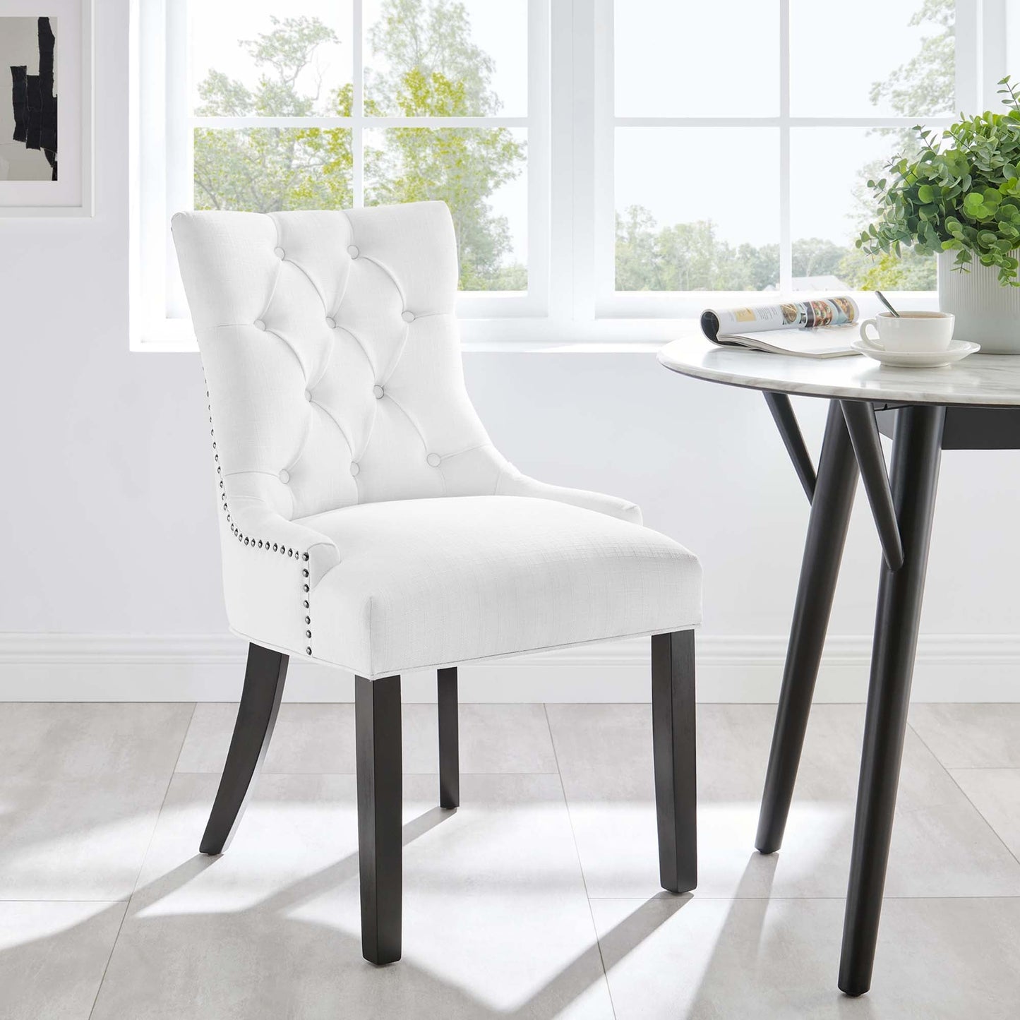 Regent Tufted Fabric Dining Chair by Modway EEI-2223-WHI