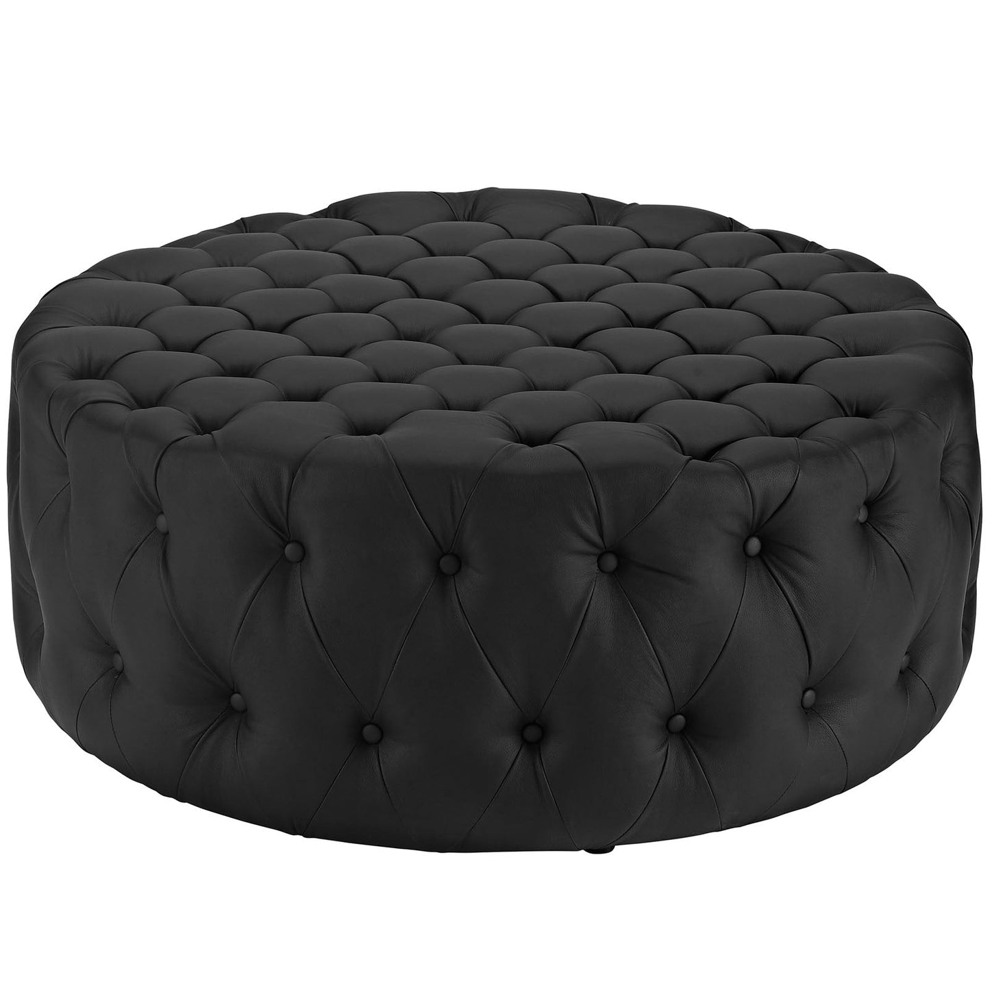 Amour Upholstered Vinyl Ottoman EEI-2224