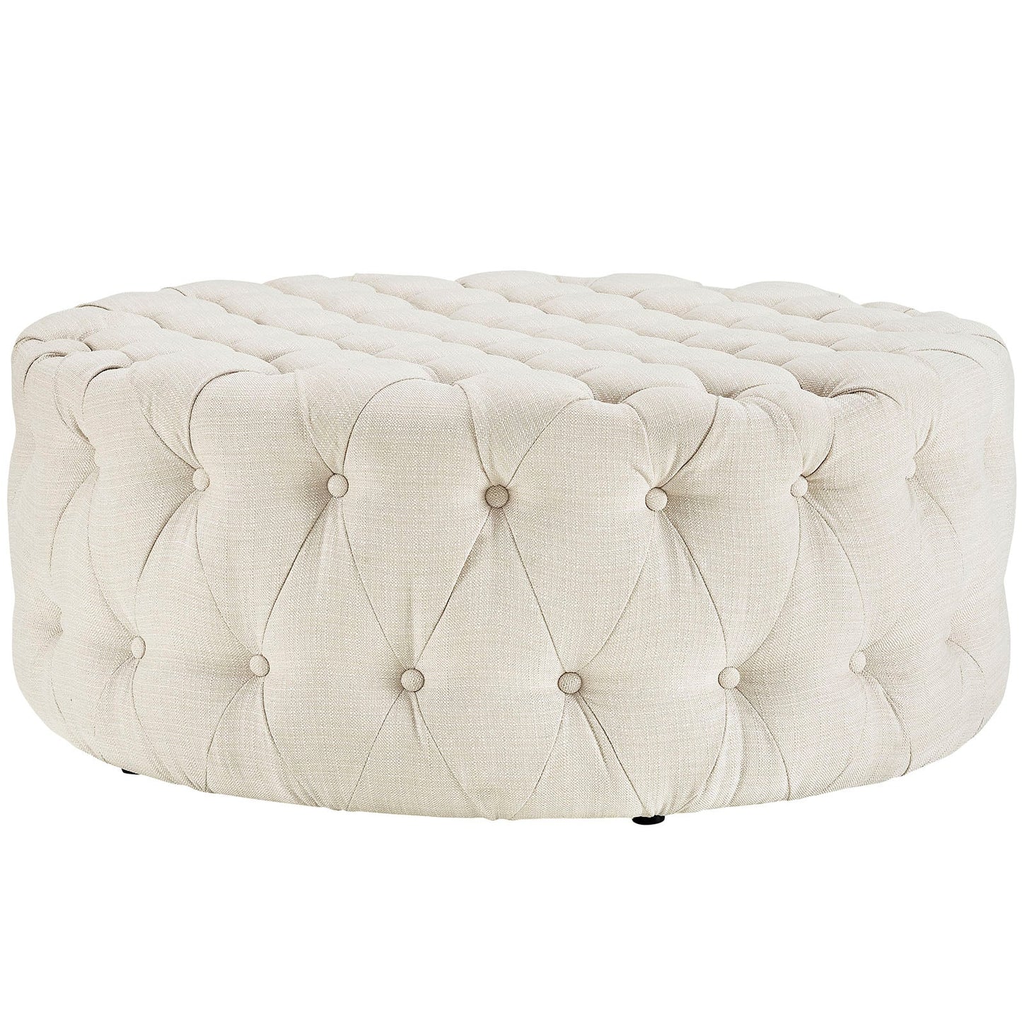 Amour Upholstered Fabric Ottoman by Modway EEI-2225-BEI