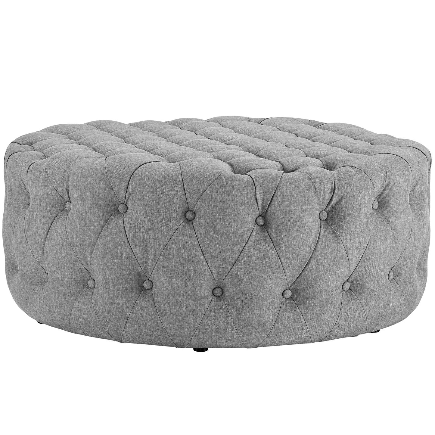 Amour Upholstered Fabric Ottoman by Modway EEI-2225-LGR