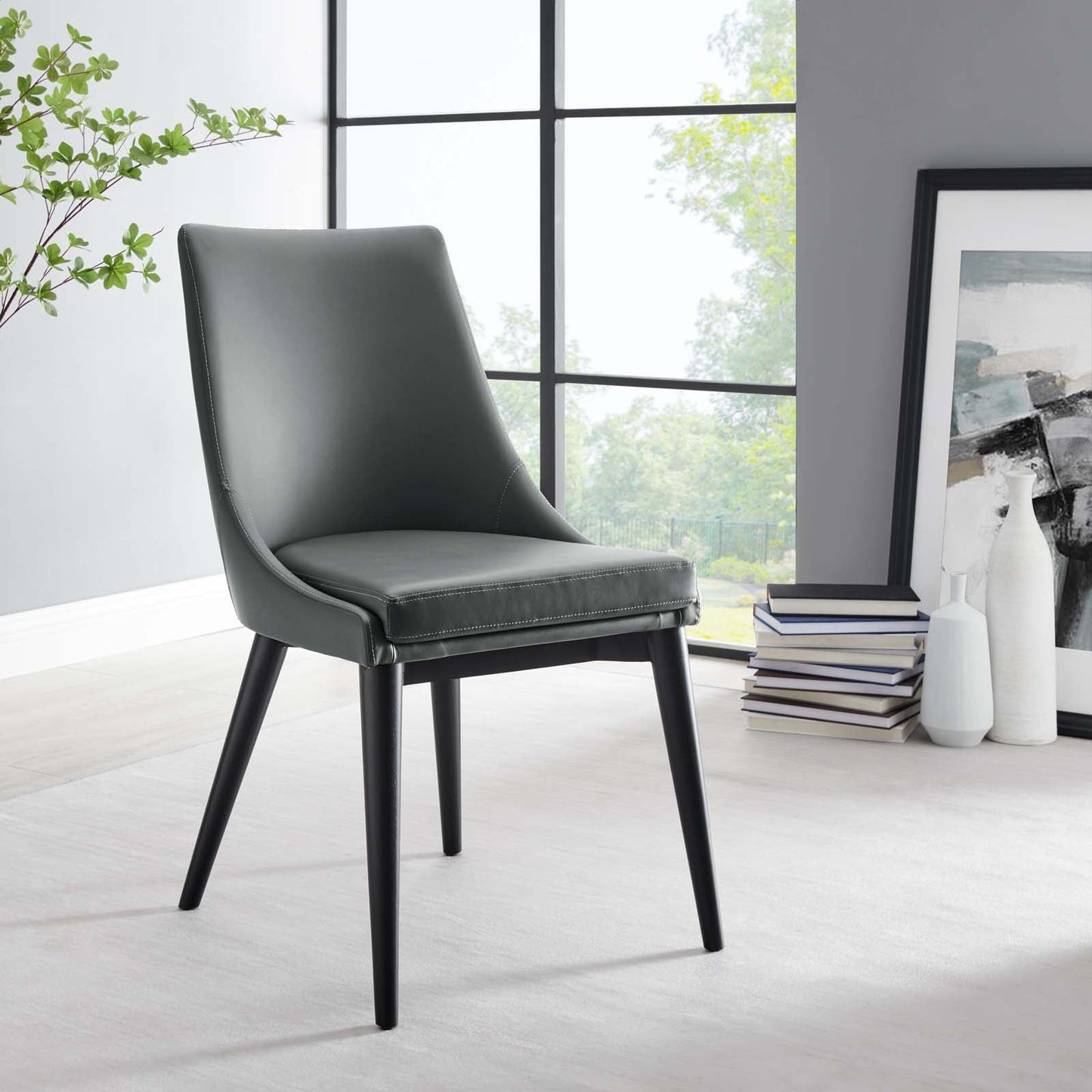 Viscount Vegan Leather Dining Chair EEI-2226
