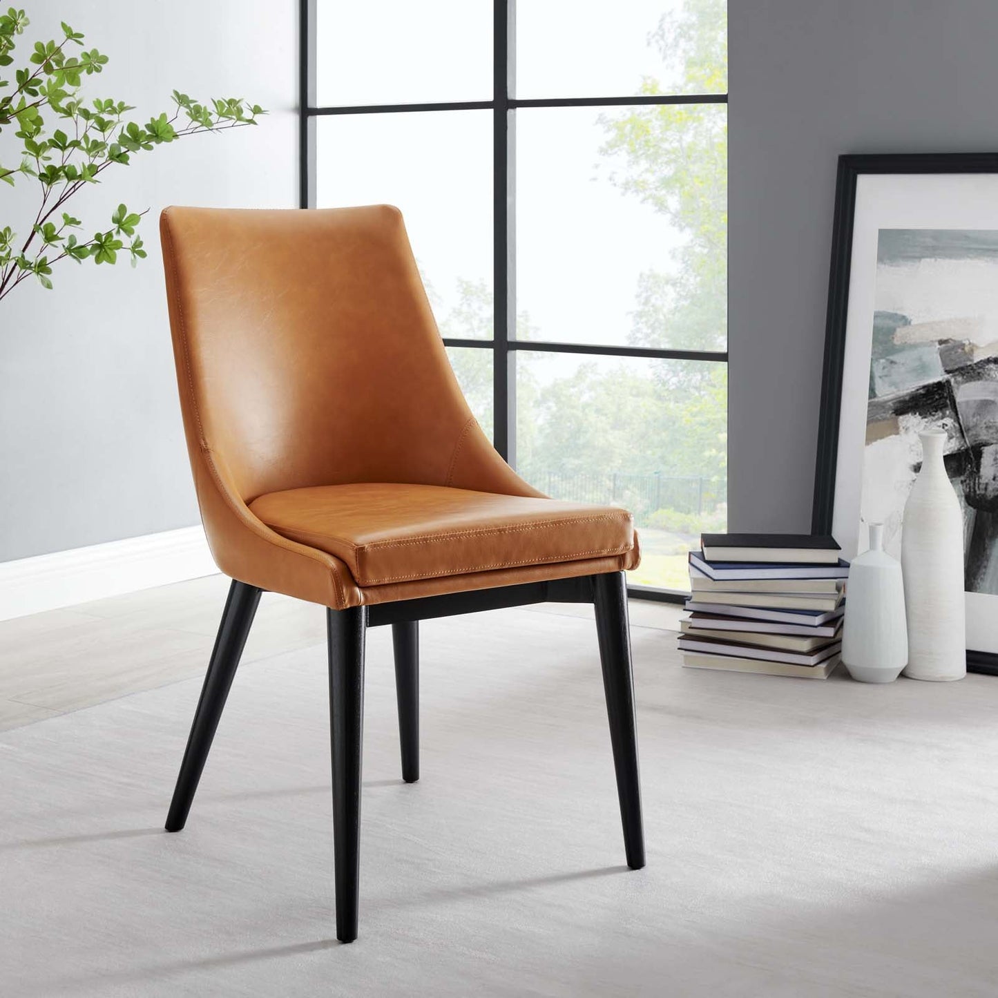 Viscount Vegan Leather Dining Chair EEI-2226