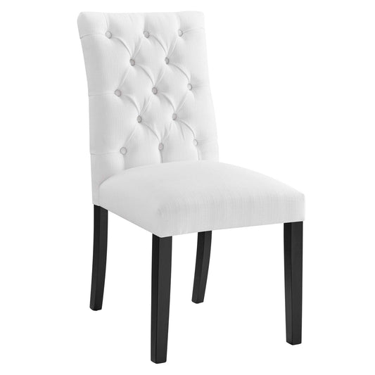 Duchess Button Tufted Fabric Dining Chair by Modway EEI-2231-WHI