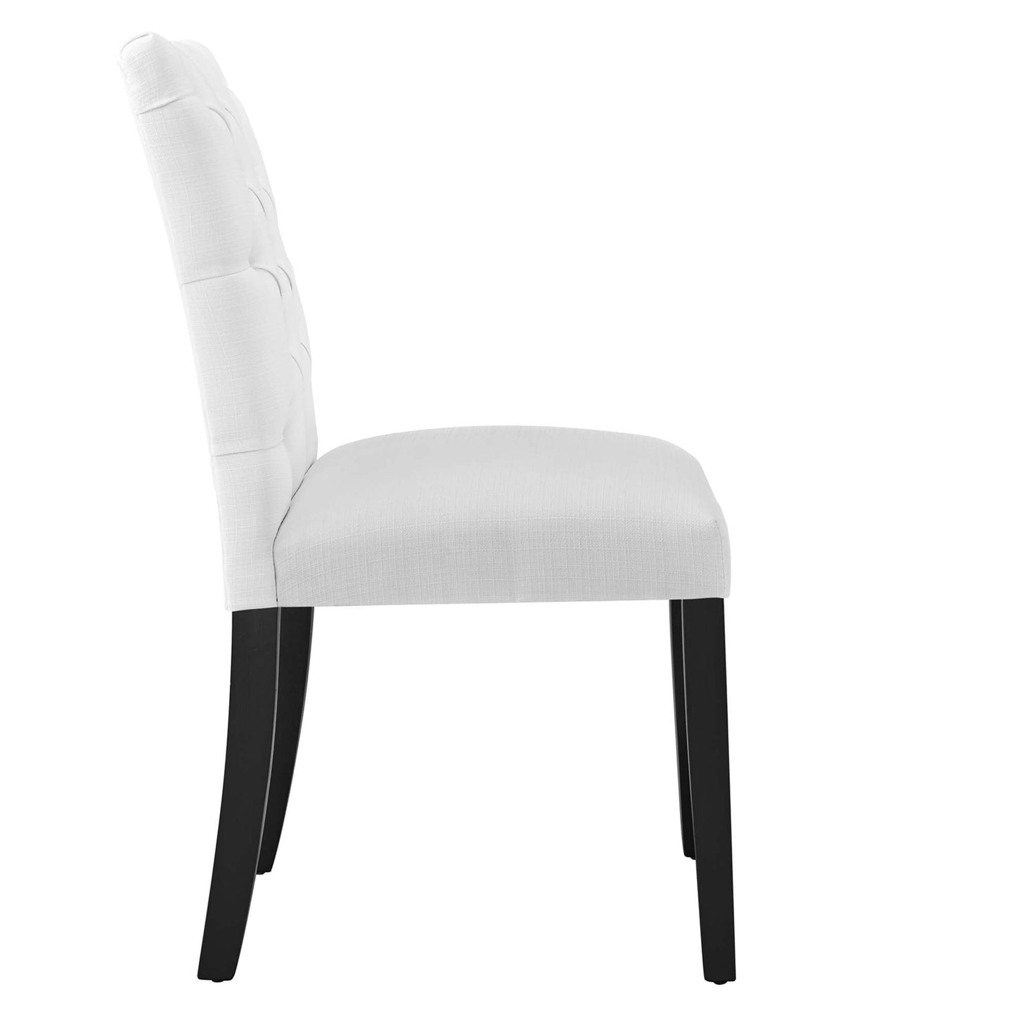 Duchess Button Tufted Fabric Dining Chair by Modway EEI-2231-WHI