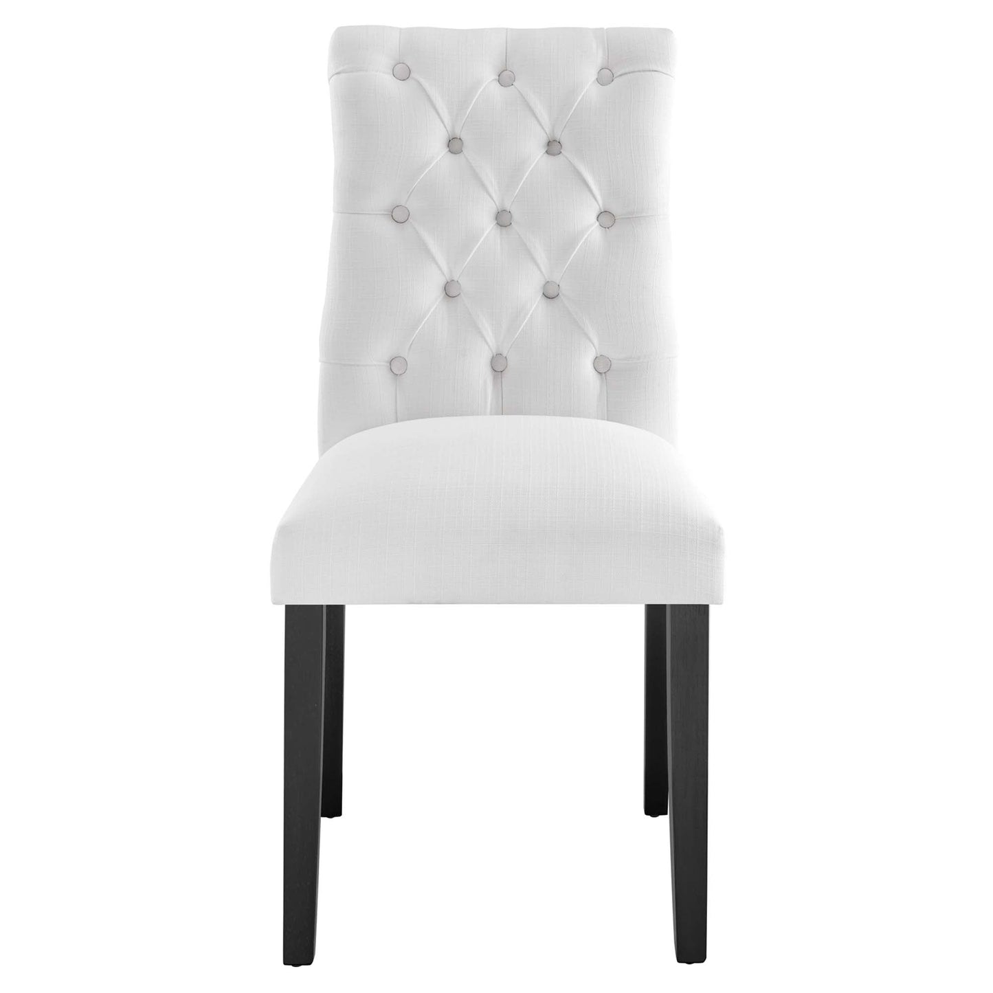 Duchess Button Tufted Fabric Dining Chair by Modway EEI-2231-WHI