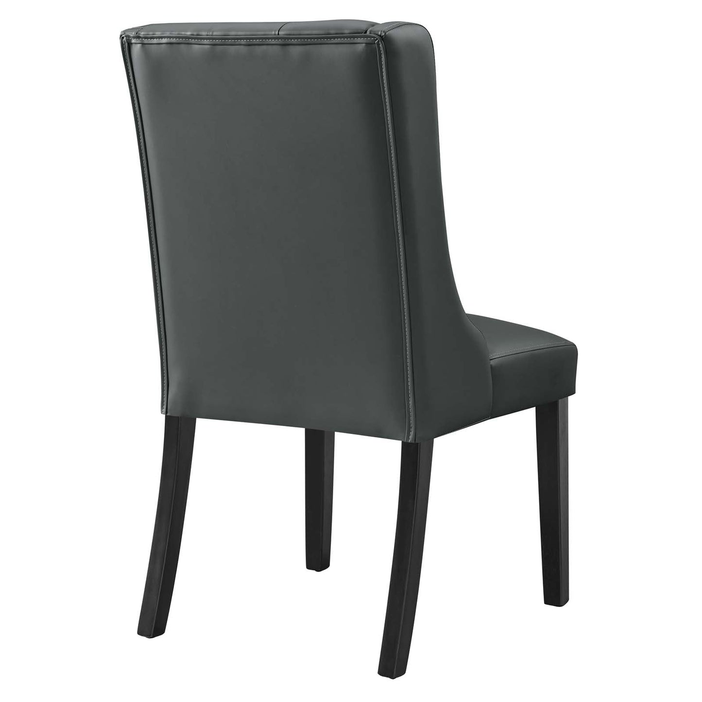 Baronet Button Tufted Vegan Leather Dining Chair EEI-2234