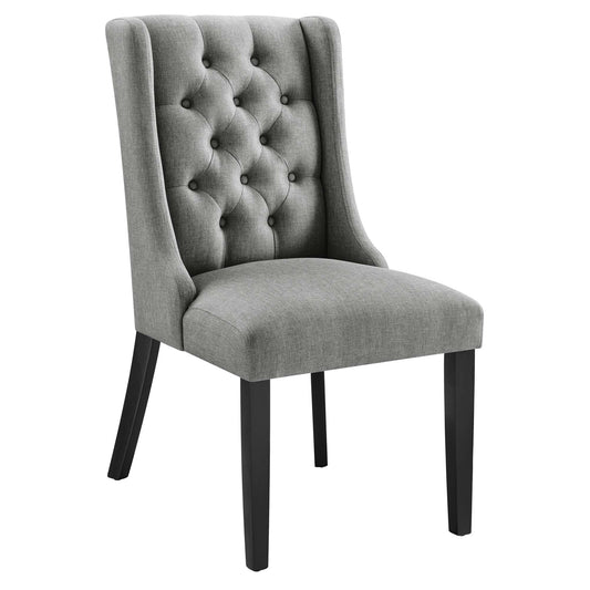 Baronet Button Tufted Fabric Dining Chair by Modway EEI-2235-LGR