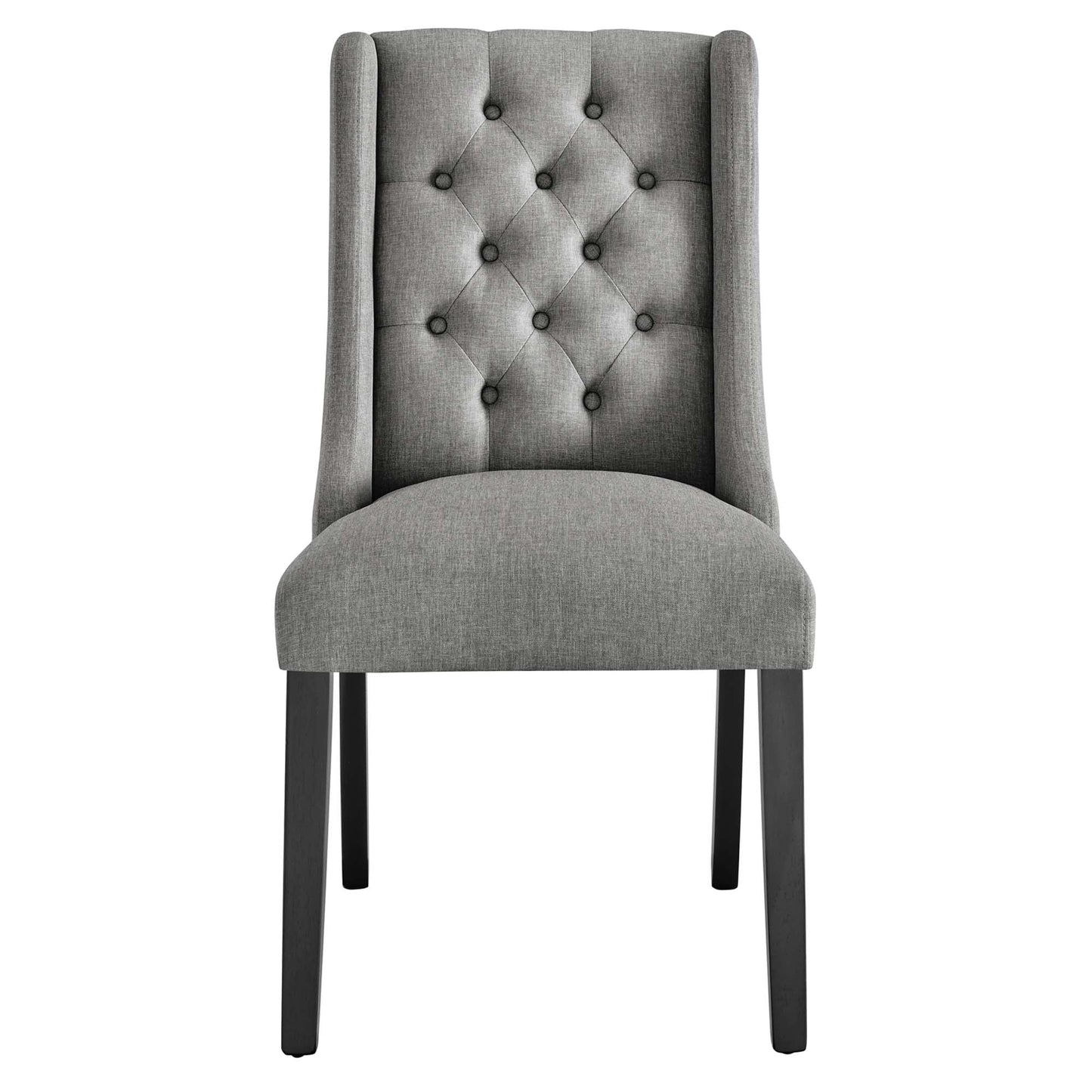 Baronet Button Tufted Fabric Dining Chair by Modway EEI-2235-LGR