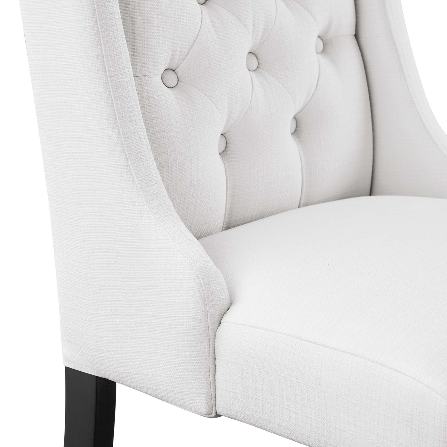 Baronet Button Tufted Fabric Dining Chair by Modway EEI-2235-WHI