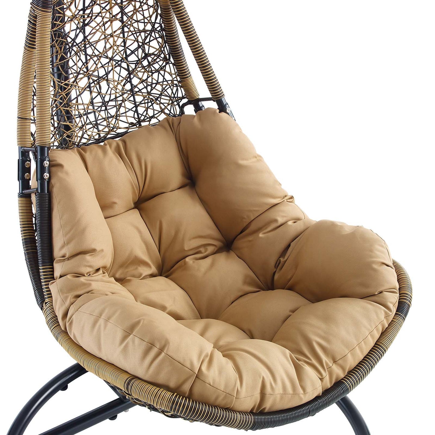 Abate Outdoor Patio Swing Chair Without Stand Wicker Rattan