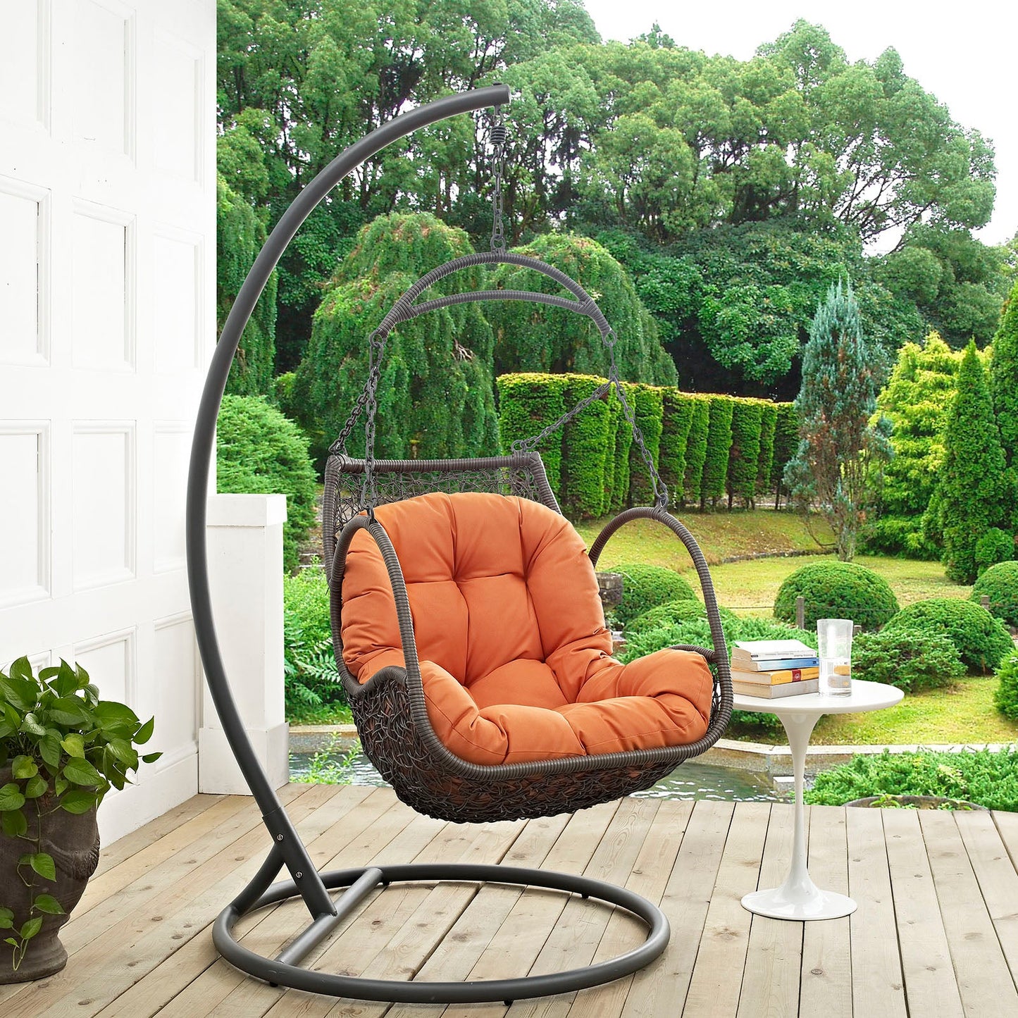 Arbor Outdoor Patio Swing Chair Without Stand and Wood Options
