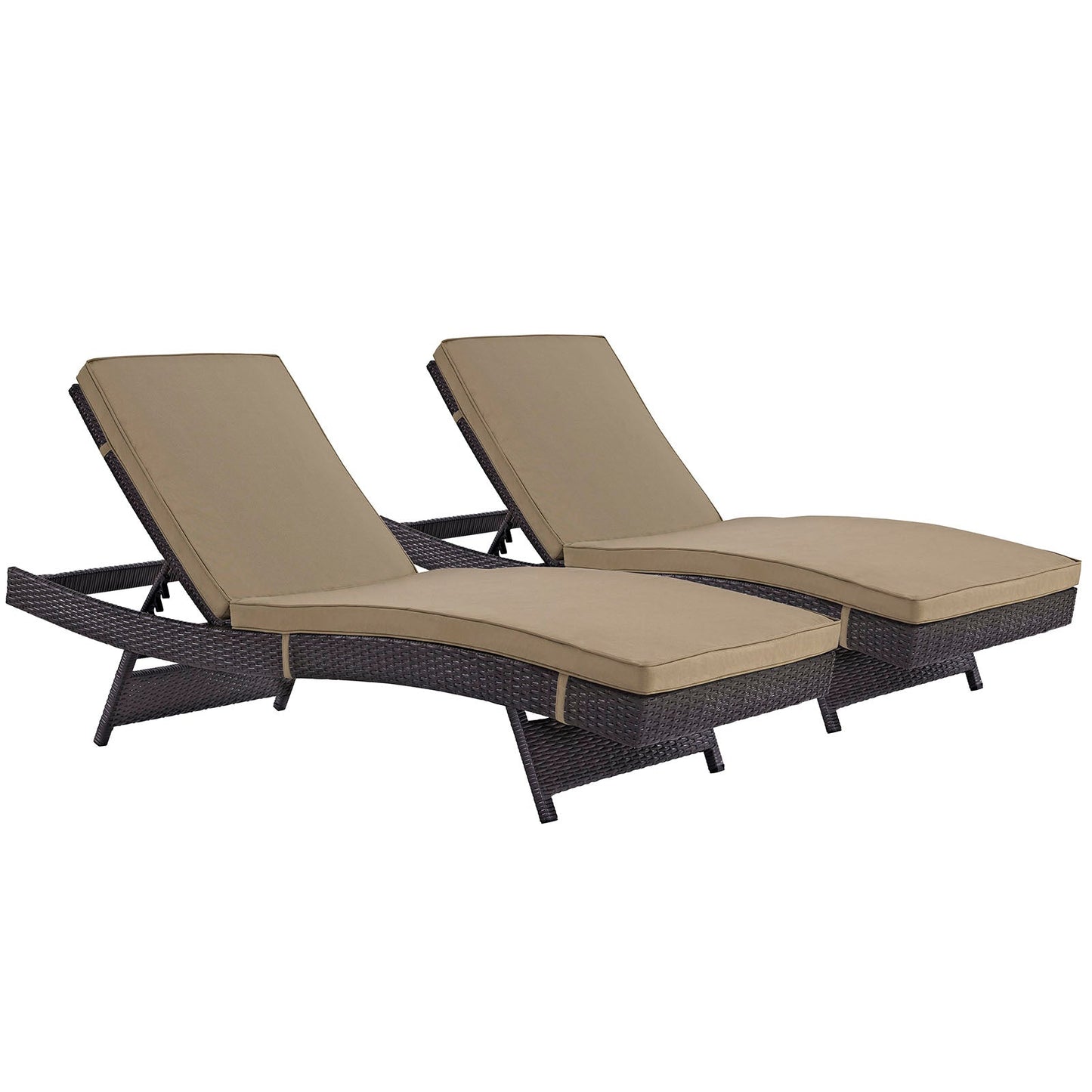 Convene Chaise Outdoor Patio Set and Double Chaise