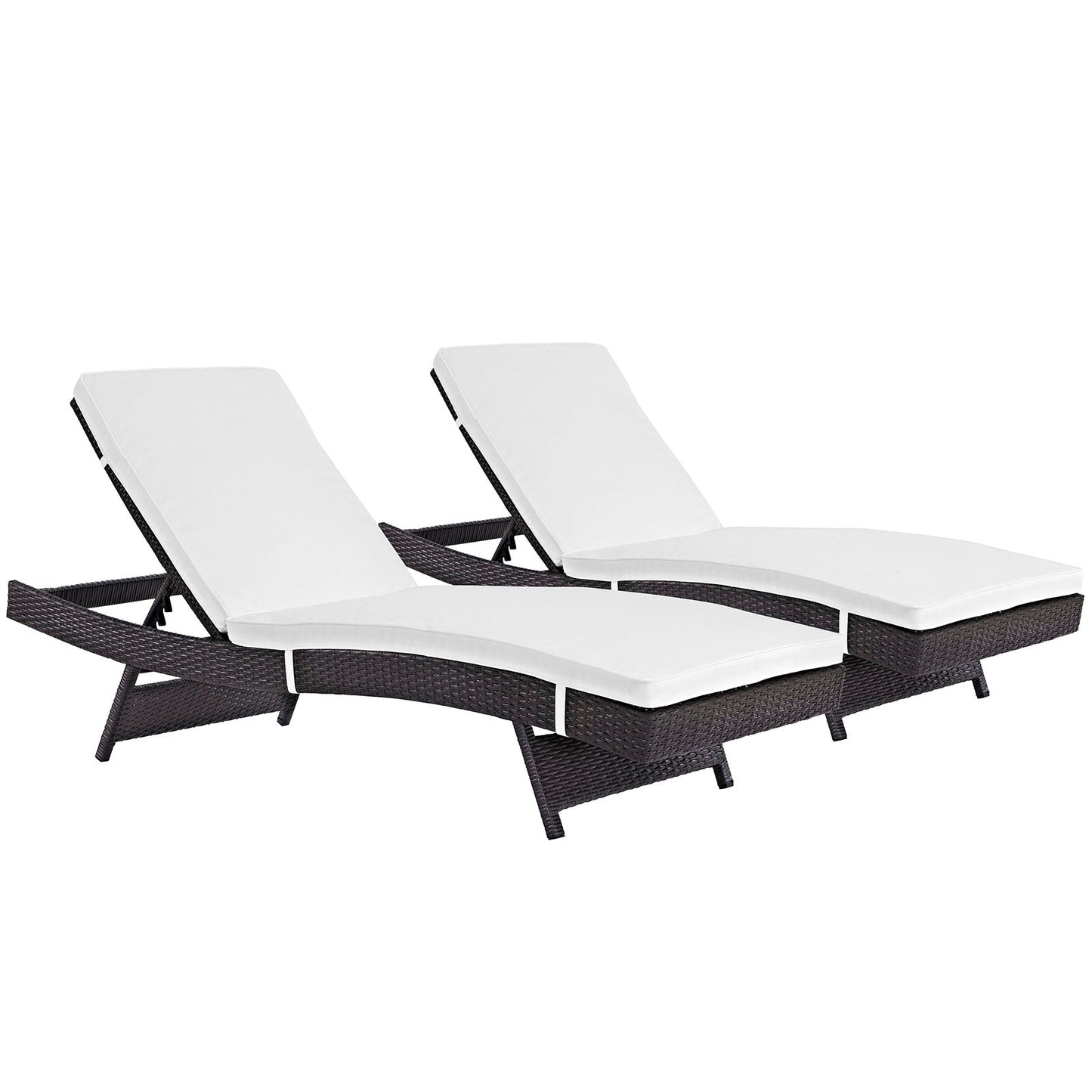 Convene Chaise Outdoor Patio Set and Double Chaise