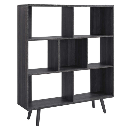Transmit 7 Shelf Wood Grain Bookcase by Modway EEI-2529-CHA
