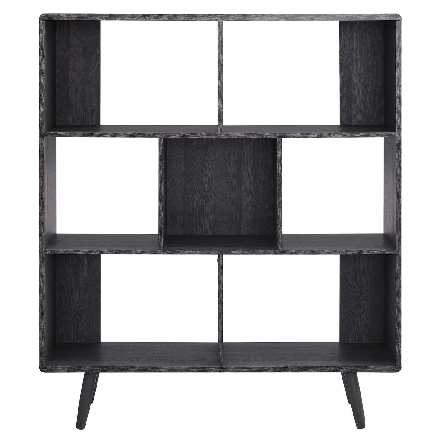 Transmit 7 Shelf Wood Grain Bookcase by Modway EEI-2529-CHA