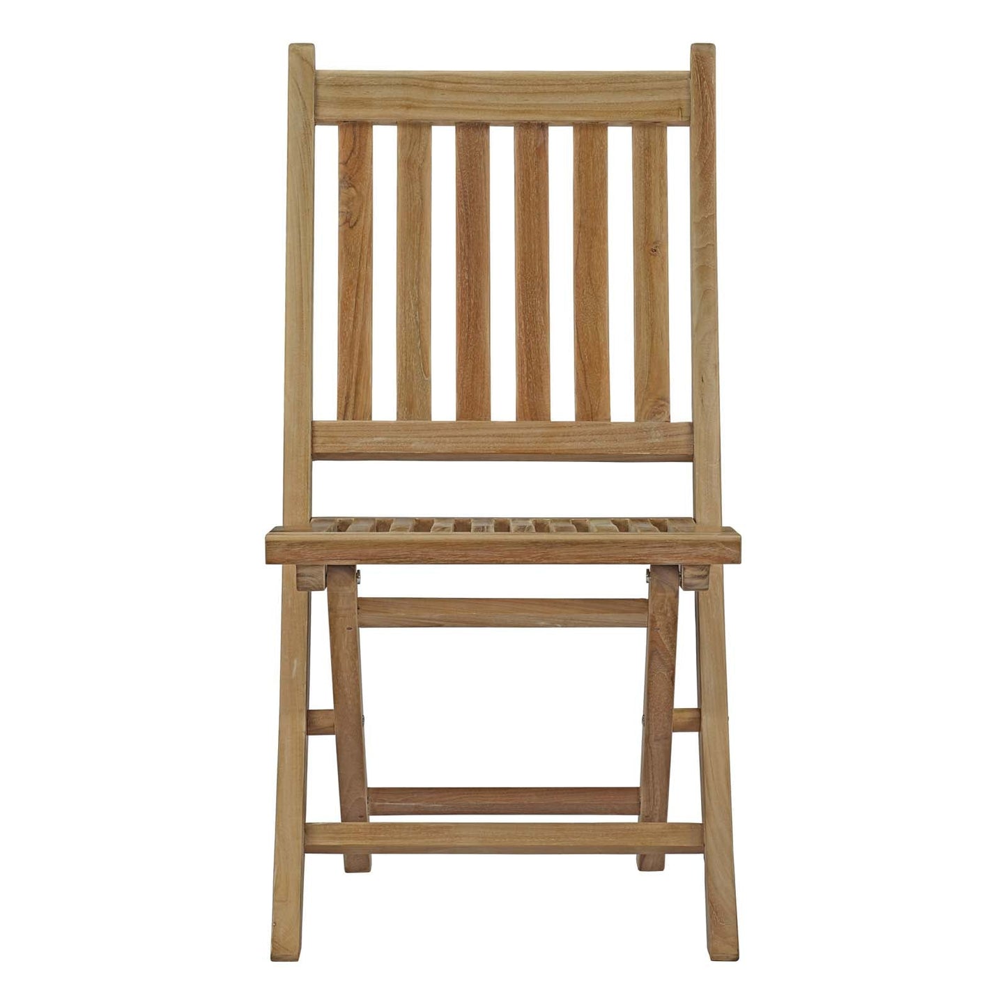 Marina Outdoor Patio Teak Folding Chair Natural EEI-2702-NAT