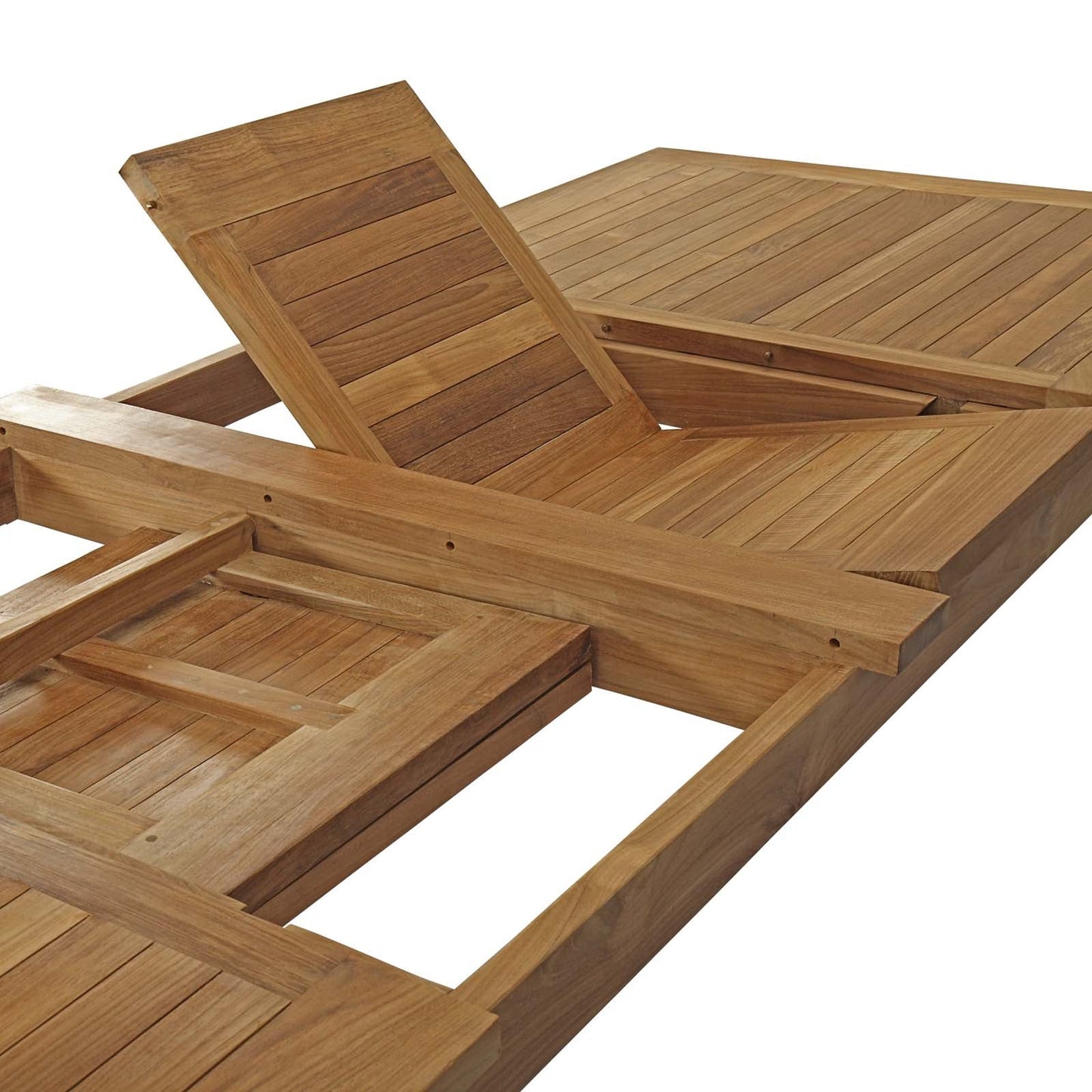 Marina Extendable Outdoor Patio Teak Dining Table by Modway EEI-2714-NAT