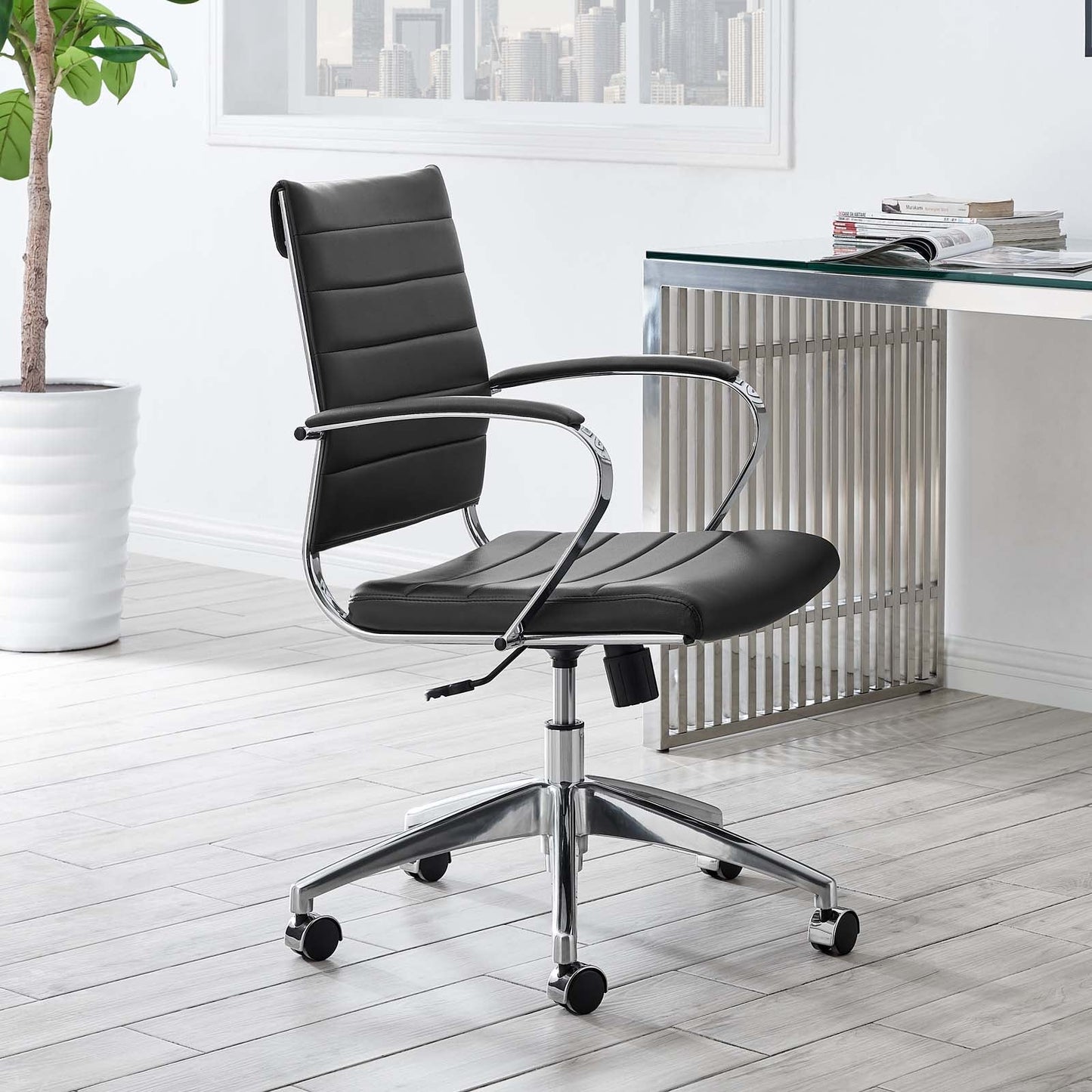 Jive Armless and Highback Mid Back Office Chair