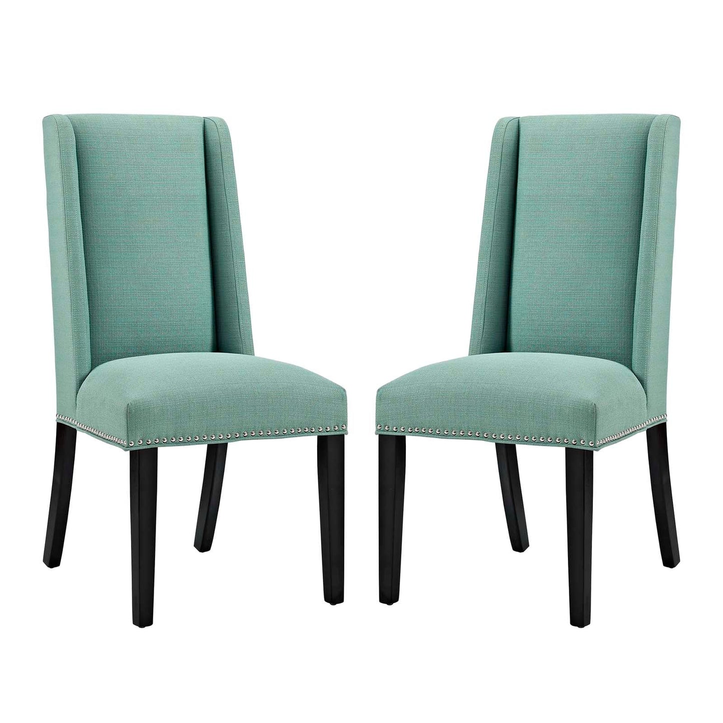 Baron Dining Chair Fabric Set of 2 Laguna EEI-2748-LAG-SET
