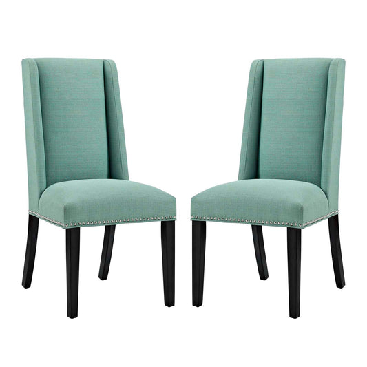 Baron Dining Chair Fabric Set of 2 Laguna EEI-2748-LAG-SET
