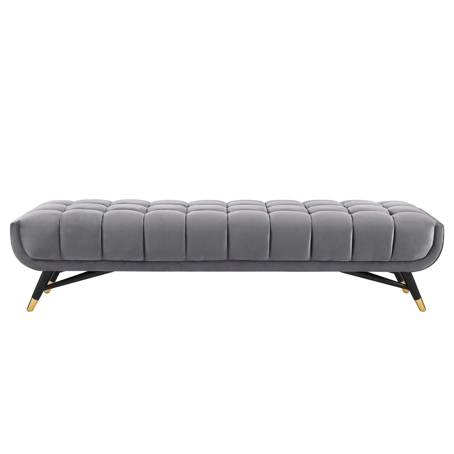 Adept Performance Velvet Bench Gray EEI-3061-GRY