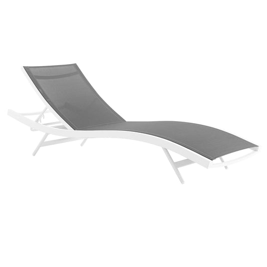 Glimpse Outdoor Patio Mesh Chaise Lounge Chair and Set Options