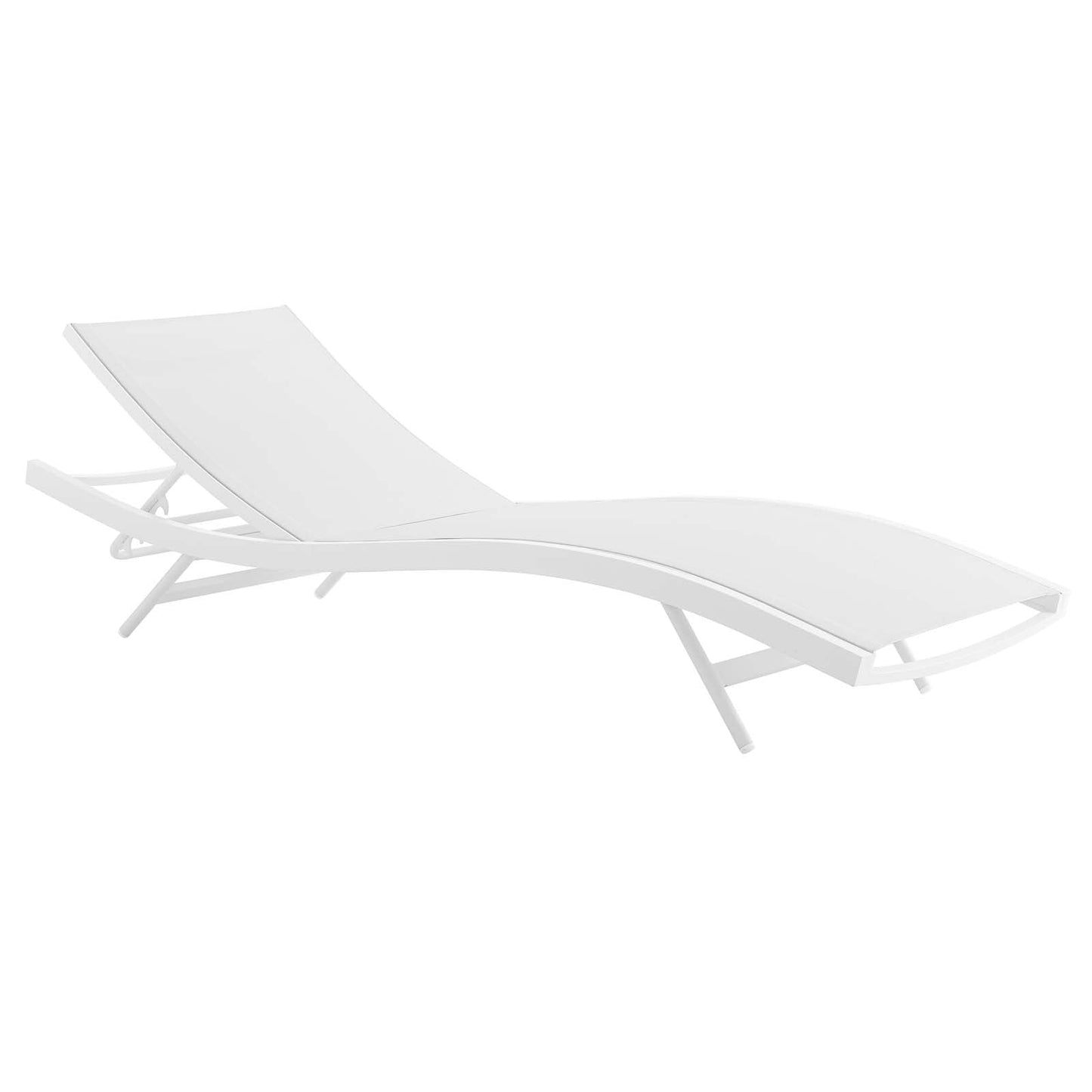 Glimpse Outdoor Patio Mesh Chaise Lounge Chair and Set Options