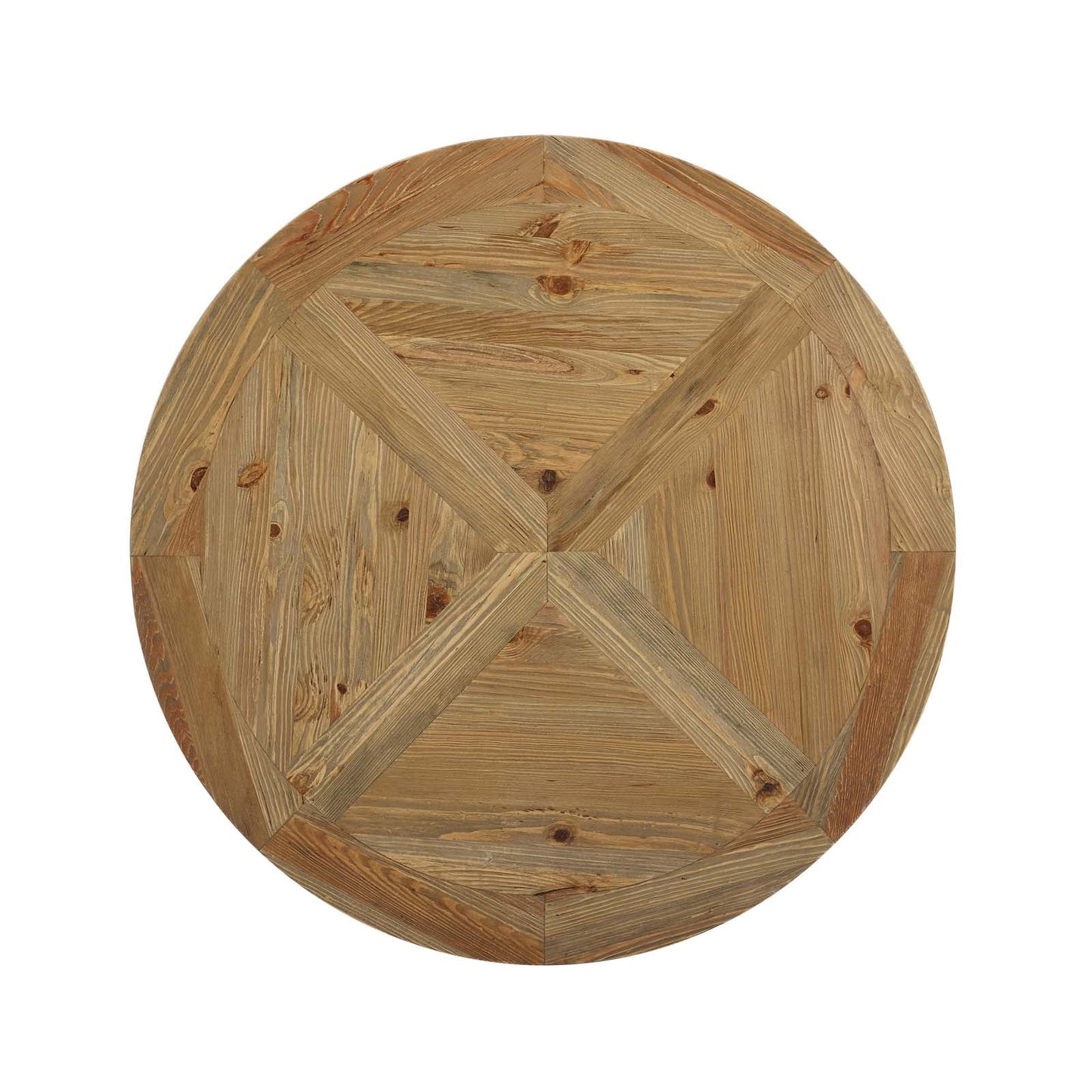 Stitch Round Pine Wood Dining Table