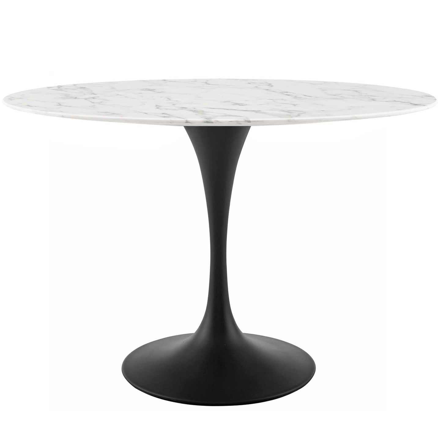 Lippa 48" Dining Table - Artificial Marble, Solid Wood & Metal Options by Modway