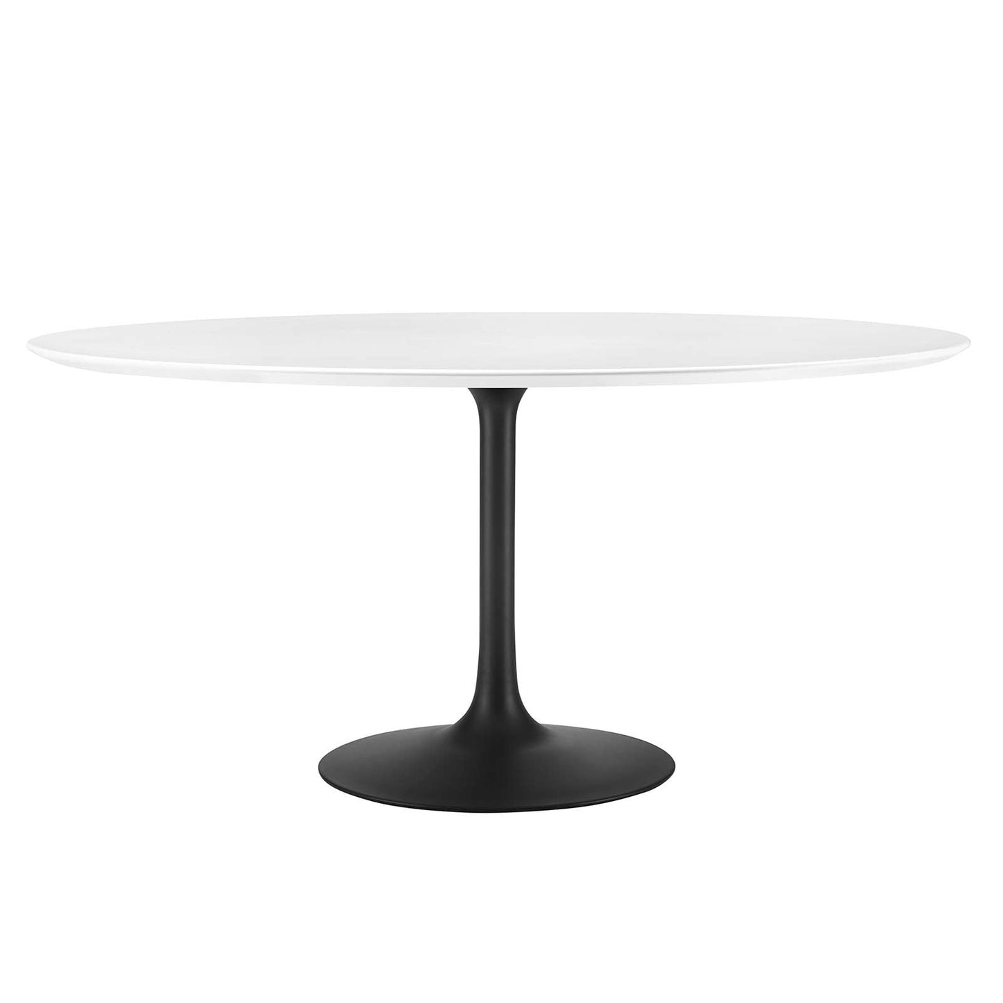 Lippa 60" Round Artificial Marble & Wood Grain Dining Table