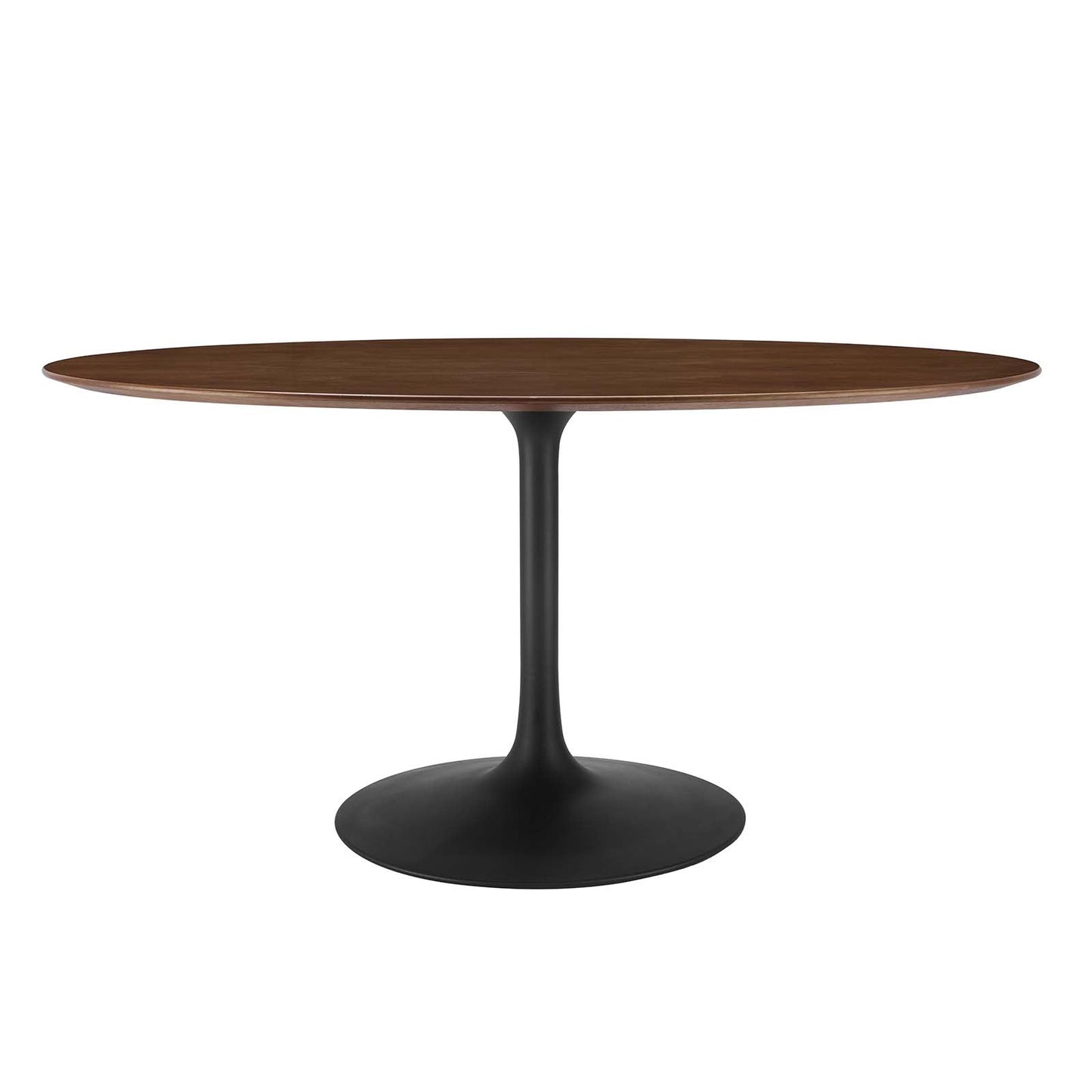 Lippa 60" Oval Dining Table - Terrazzo, Walnut Wood Grain, and Wood Grain Options