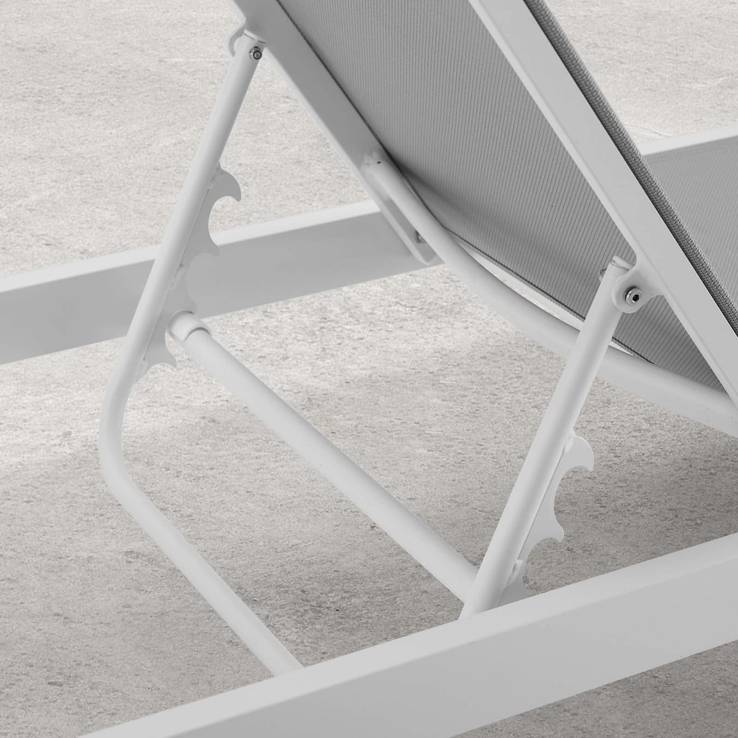 Charleston Outdoor Patio Aluminum Chaise Lounge Chair Set