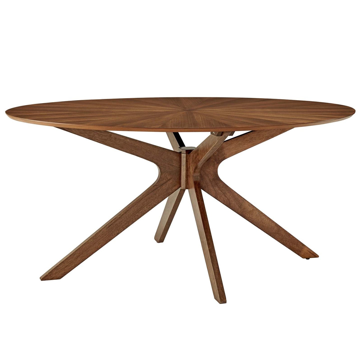 Crossroads Round and Oval Wood Dining Table by Modway
