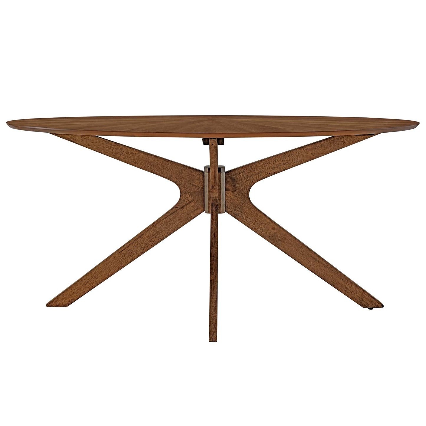 Crossroads Round and Oval Wood Dining Table by Modway