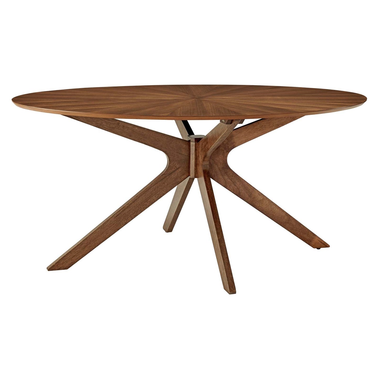 Crossroads Round and Oval Wood Dining Table by Modway