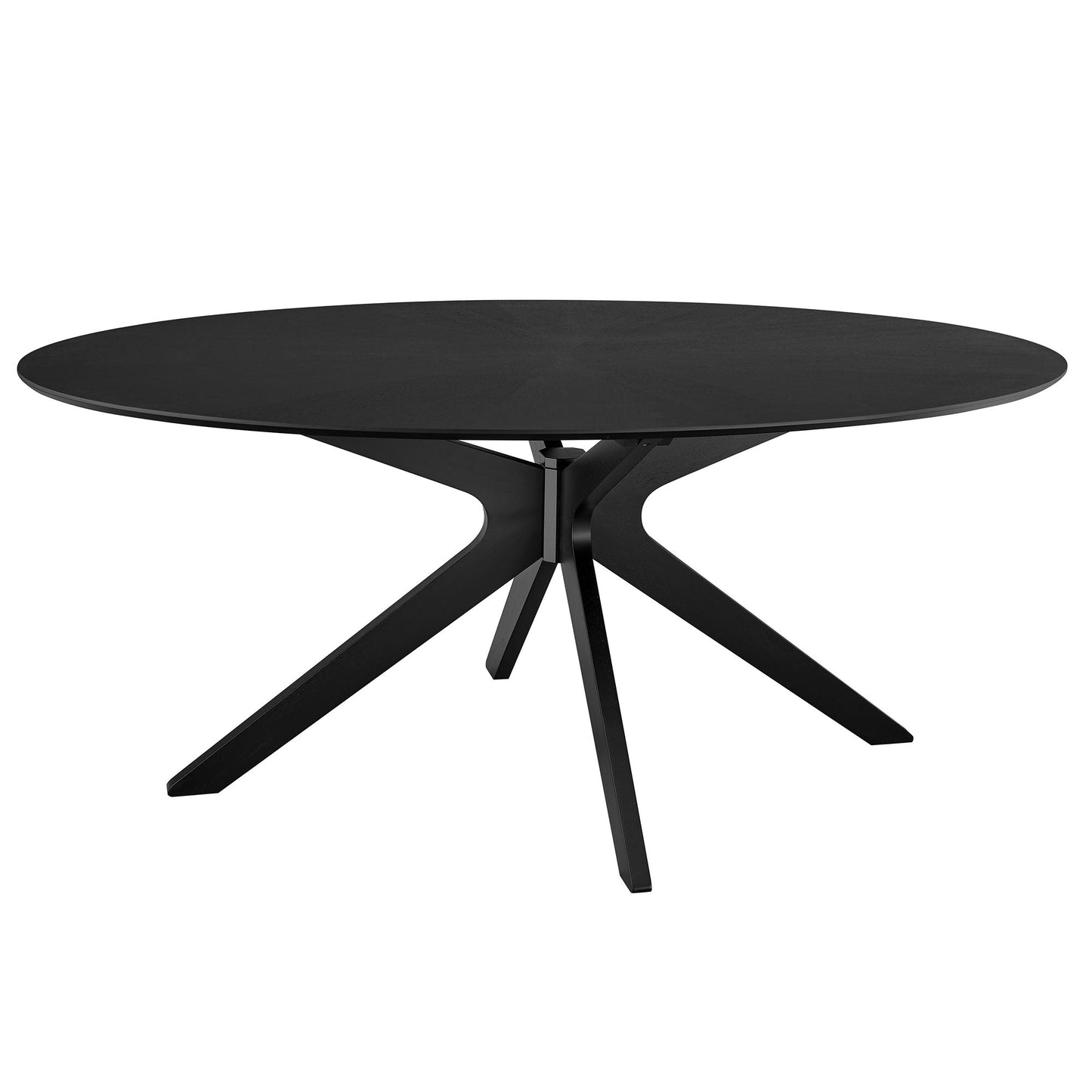 Crossroads Round and Oval Wood Dining Table by Modway