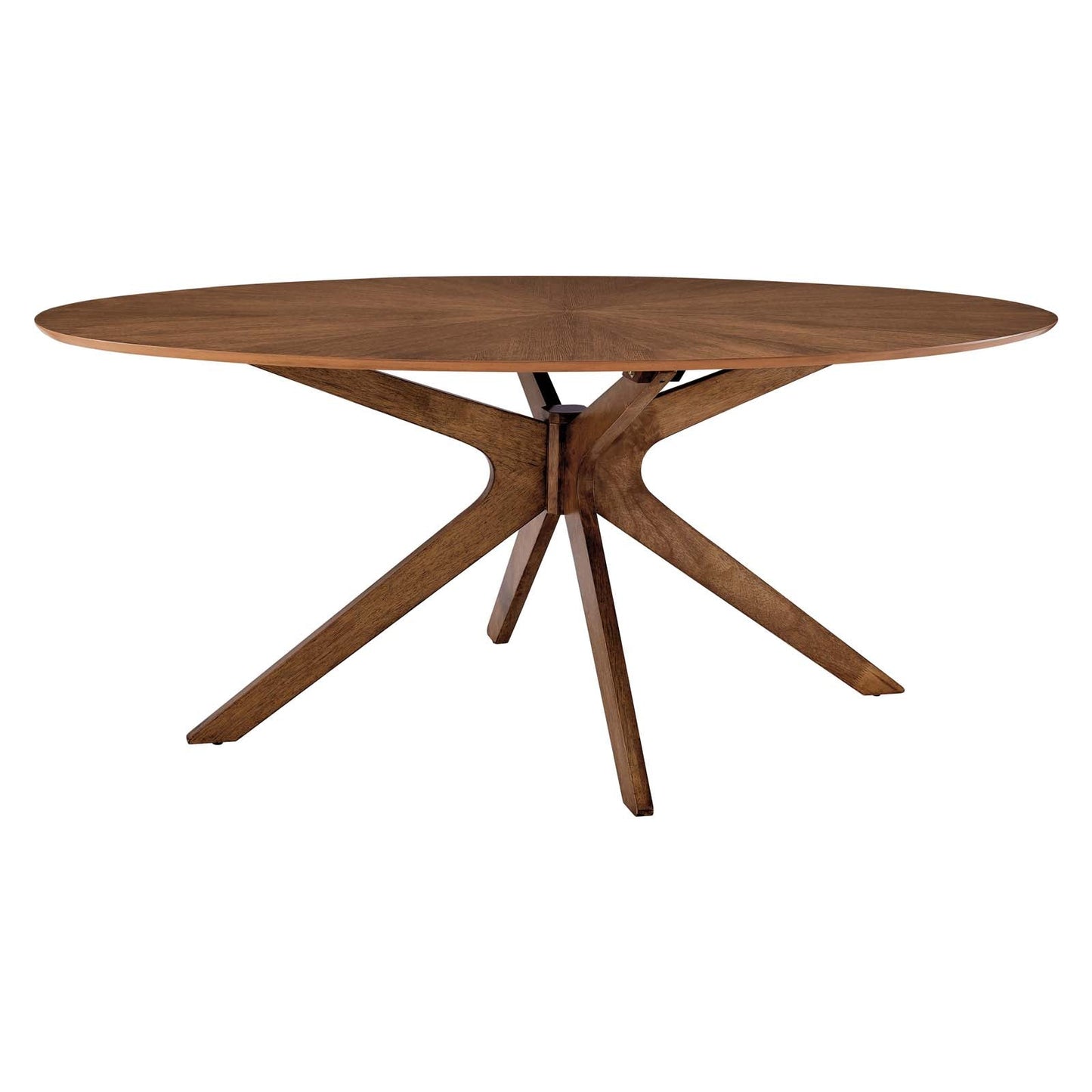 Crossroads Round and Oval Wood Dining Table by Modway