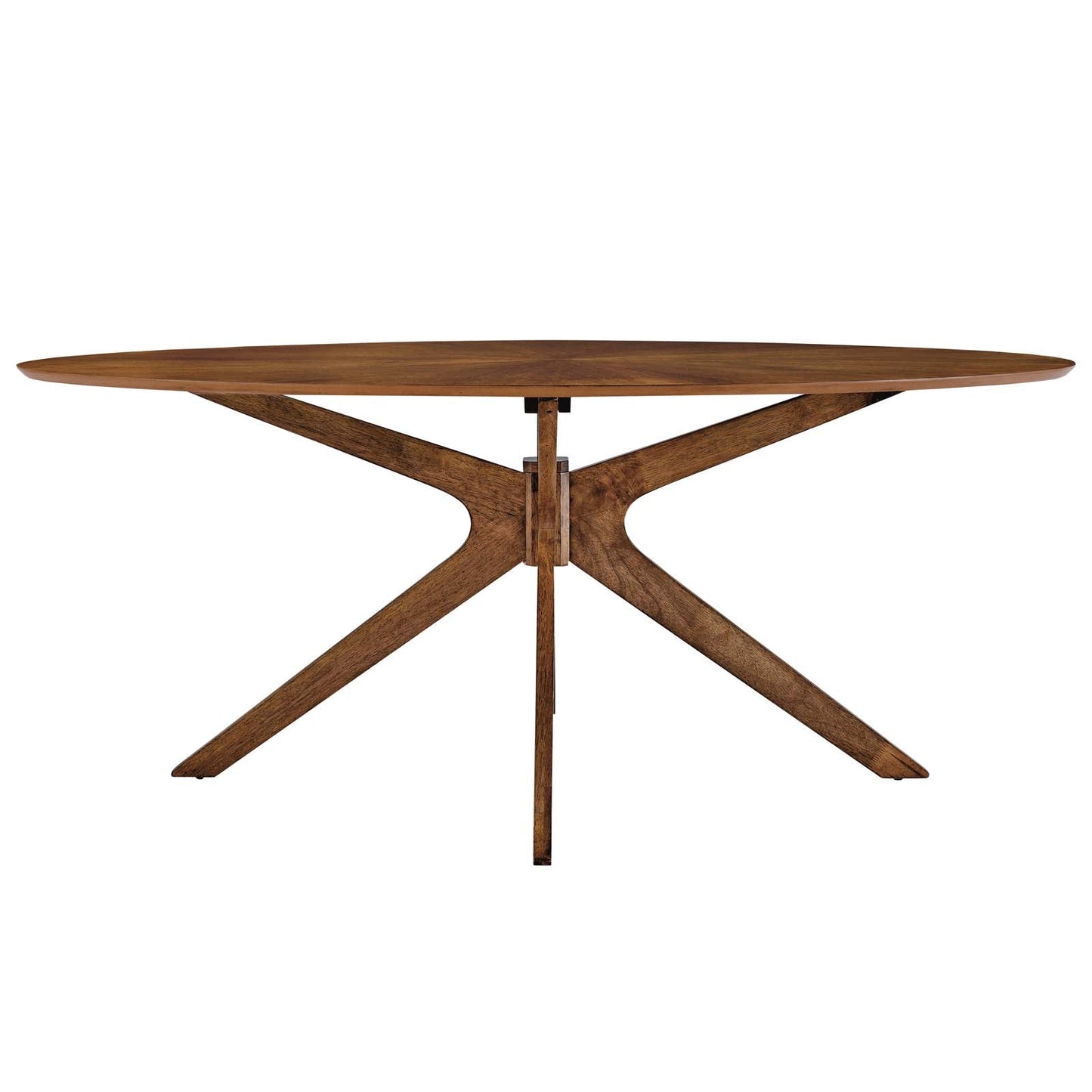 Crossroads Round and Oval Wood Dining Table by Modway