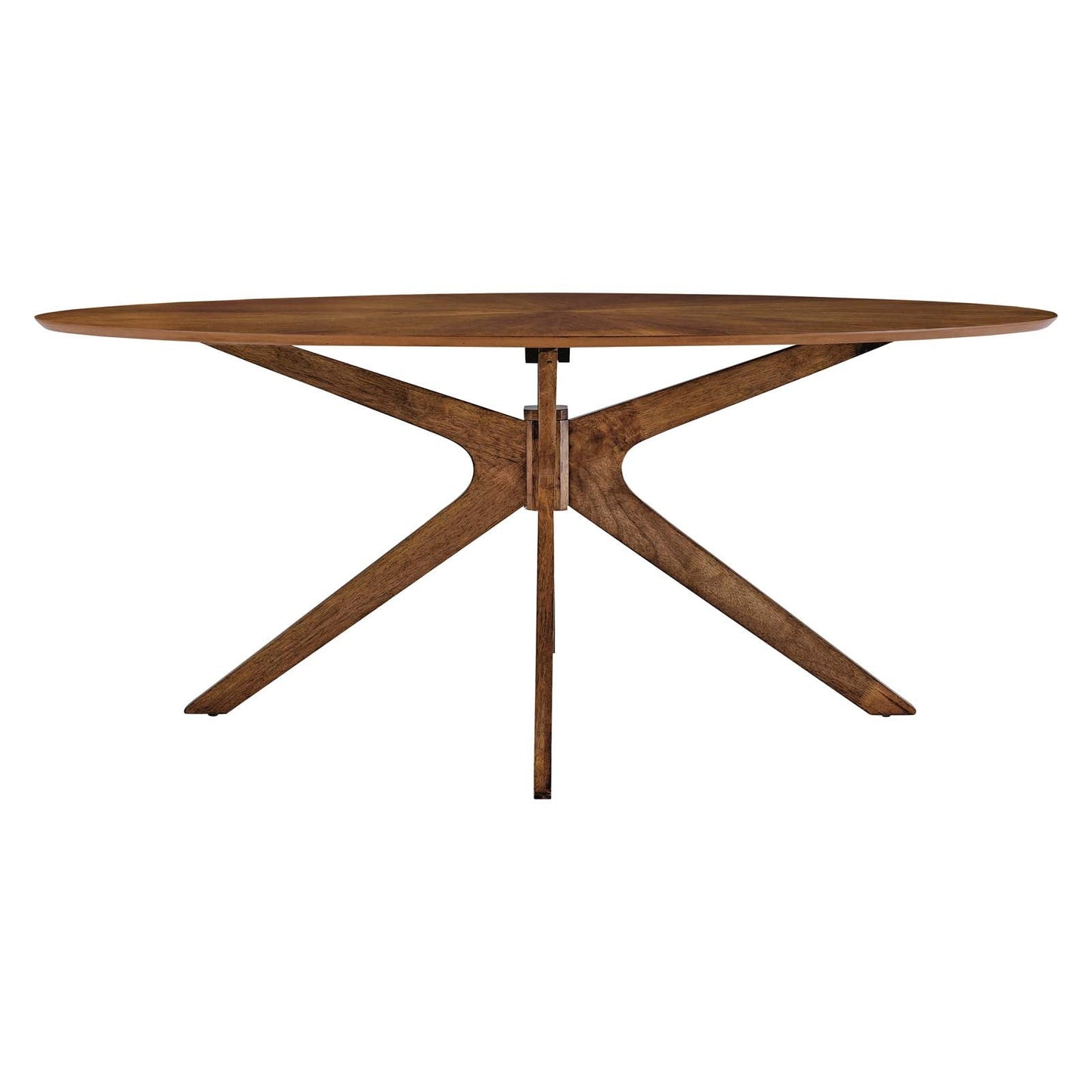 Crossroads Round and Oval Wood Dining Table by Modway