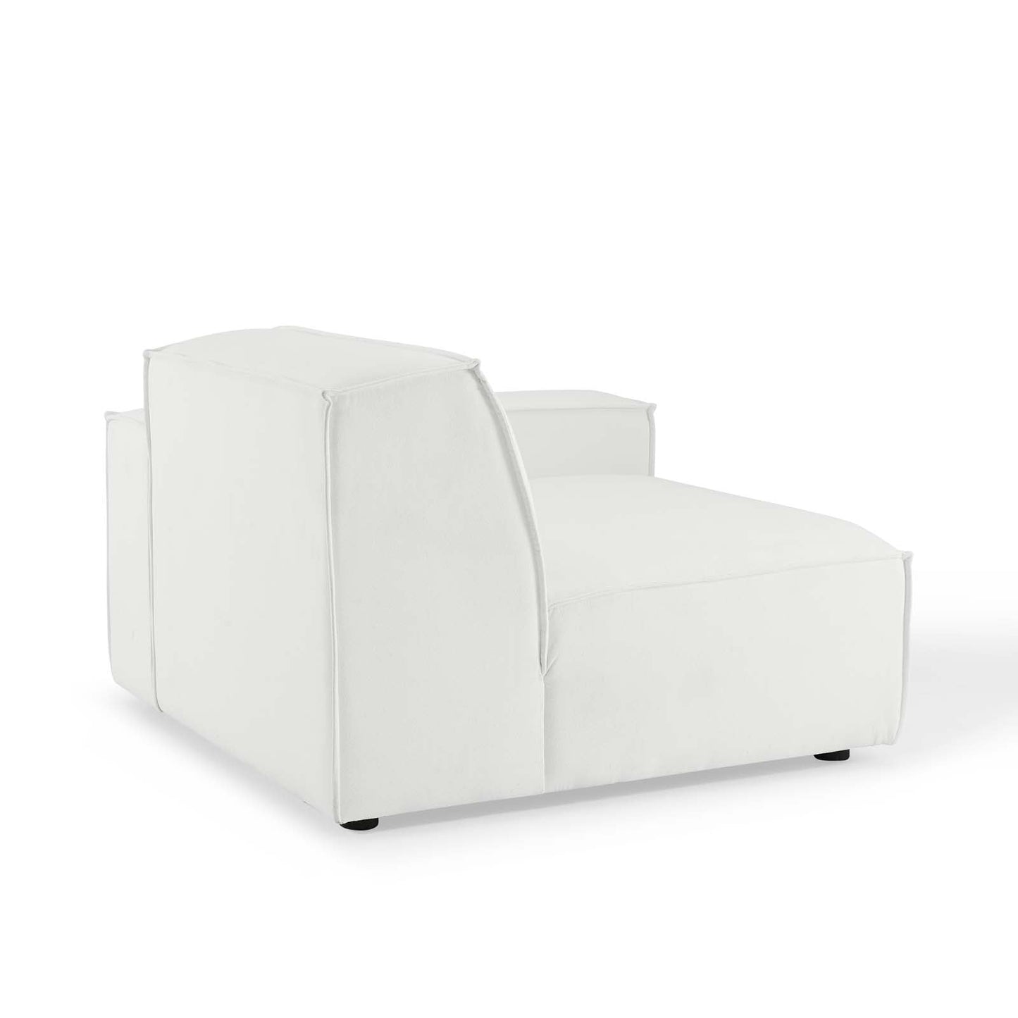 Restore Right-Arm Sectional Sofa Chair White EEI-3870-WHI