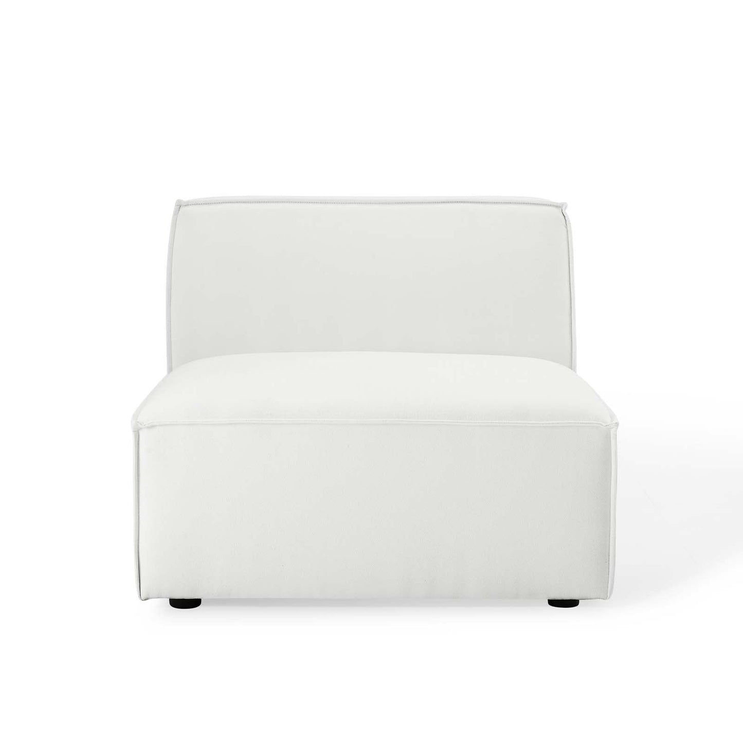 Restore Sectional Sofa Armless Chair White EEI-3872-WHI