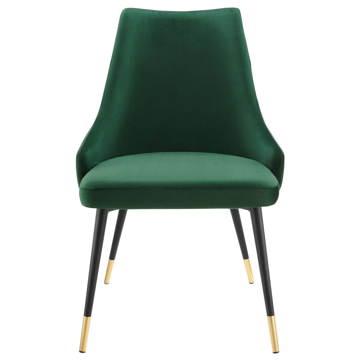 Adorn Tufted Performance Velvet Dining Side Chair Green EEI-3907-GRN