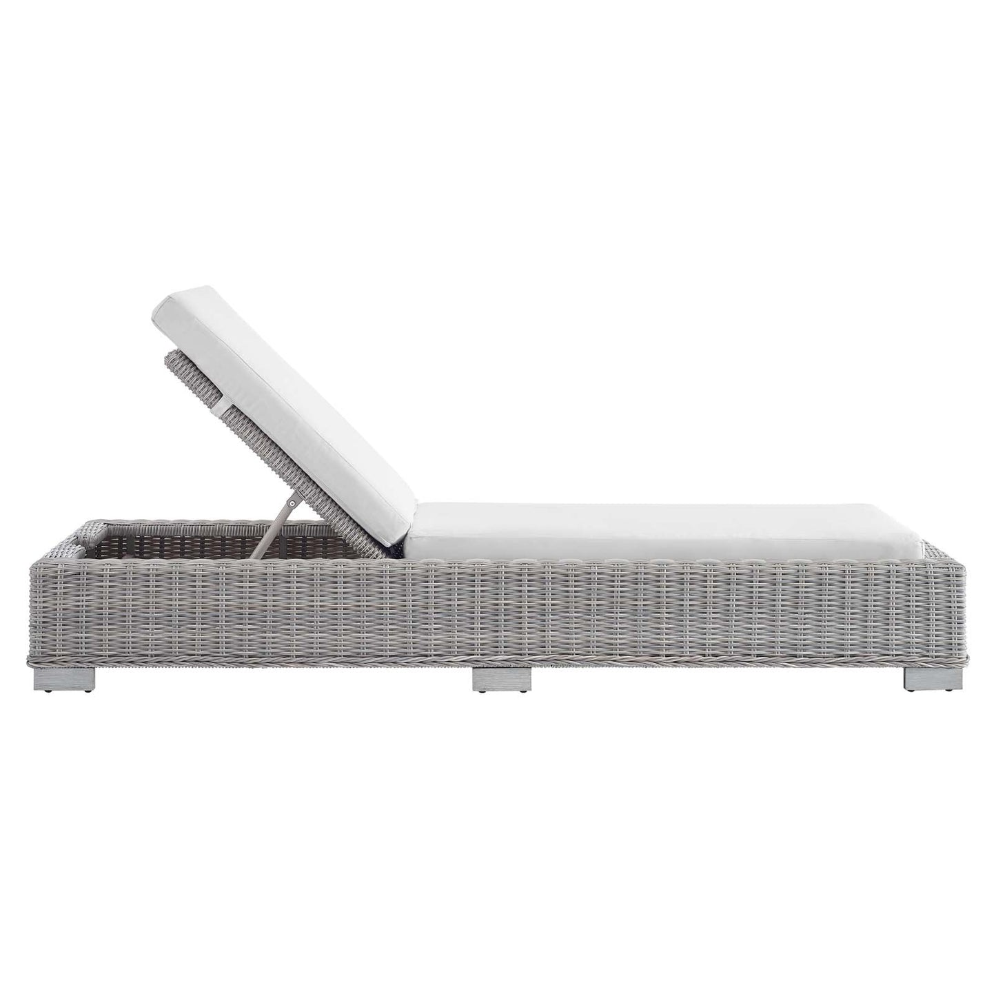 Conway Outdoor Patio Wicker Rattan Chaise Lounge