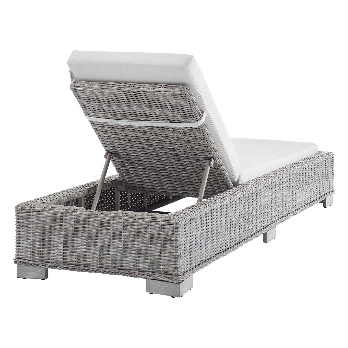 Conway Outdoor Patio Wicker Rattan Chaise Lounge