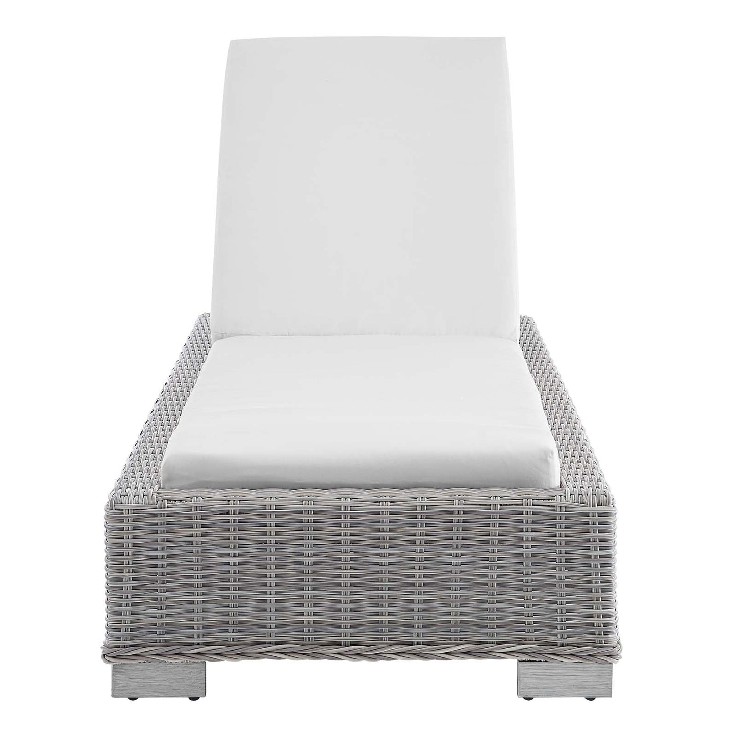 Conway Outdoor Patio Wicker Rattan Chaise Lounge
